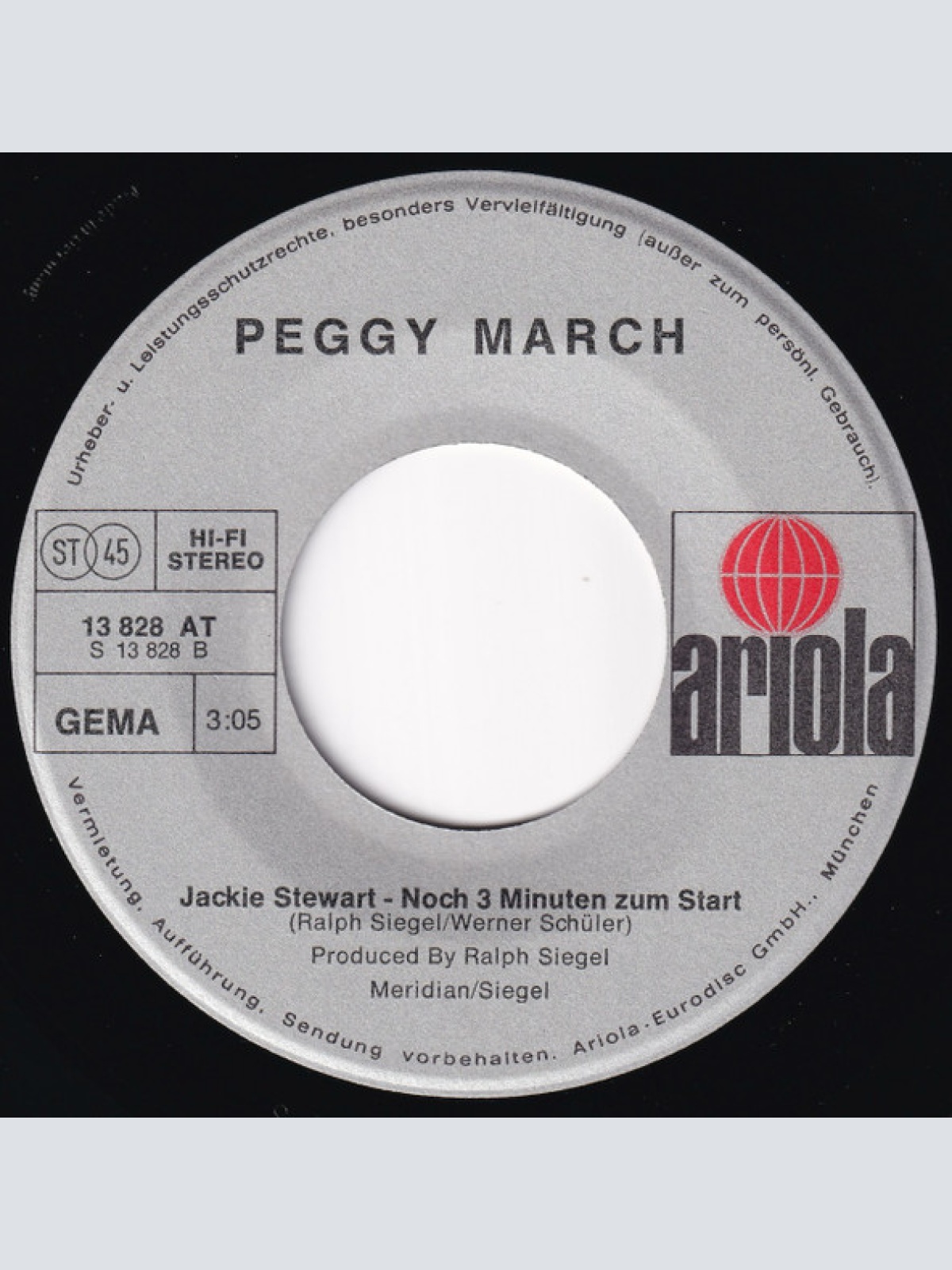 Vinyl / Peggy March - Alles Geht Vorüber