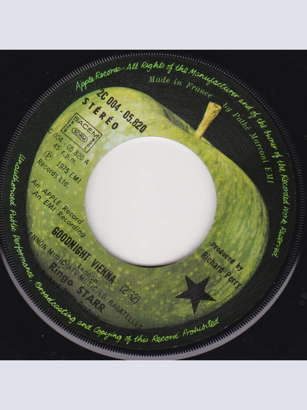 Vinyl / Ringo Starr - Goodnight Vienna