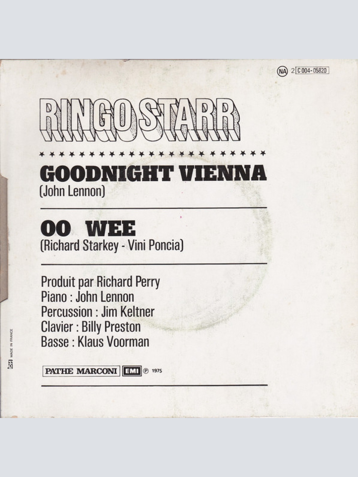 Vinyl / Ringo Starr - Goodnight Vienna
