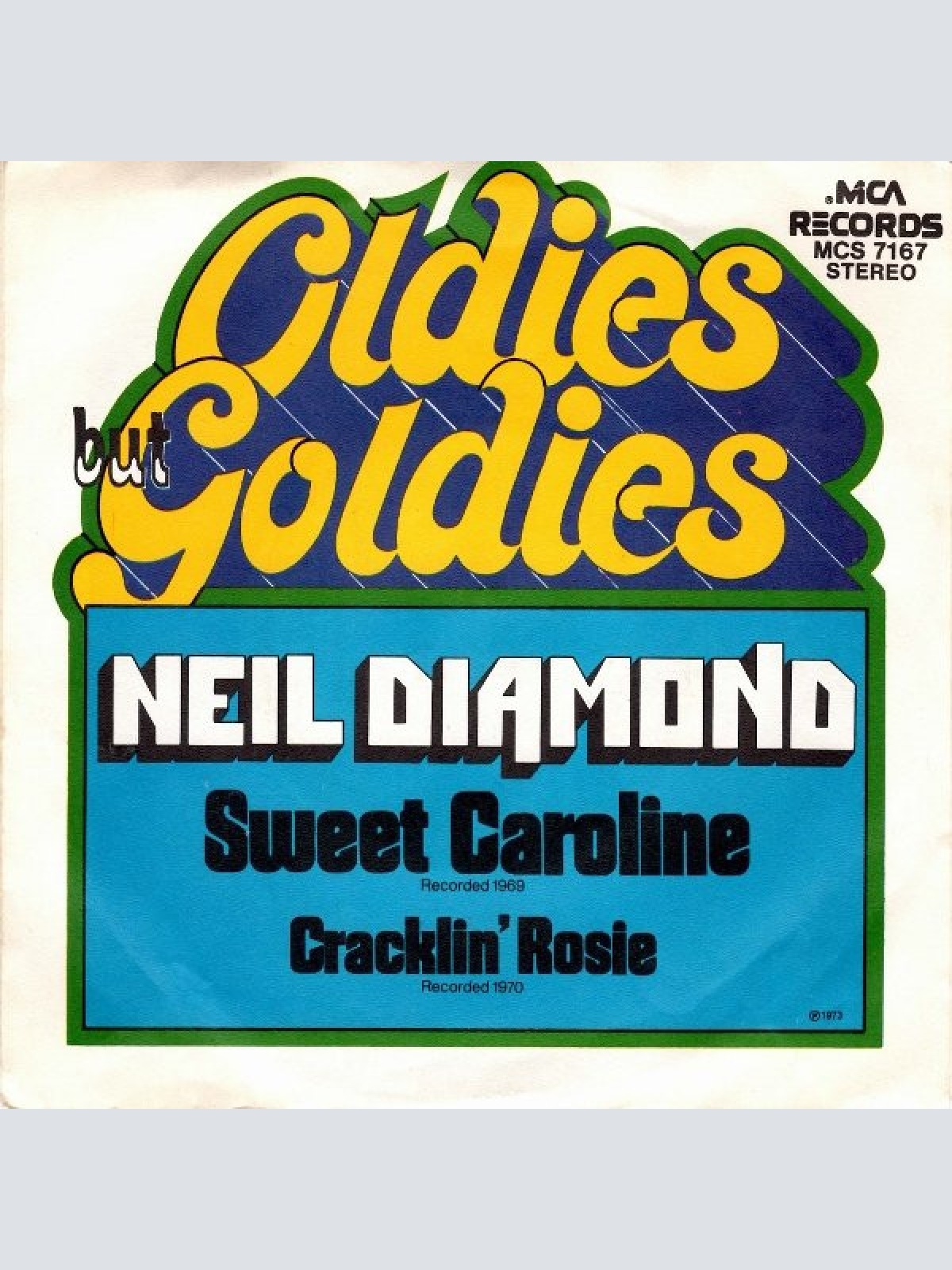 Vinyl / Neil Diamond - Sweet Caroline / Cracklin' Rosie