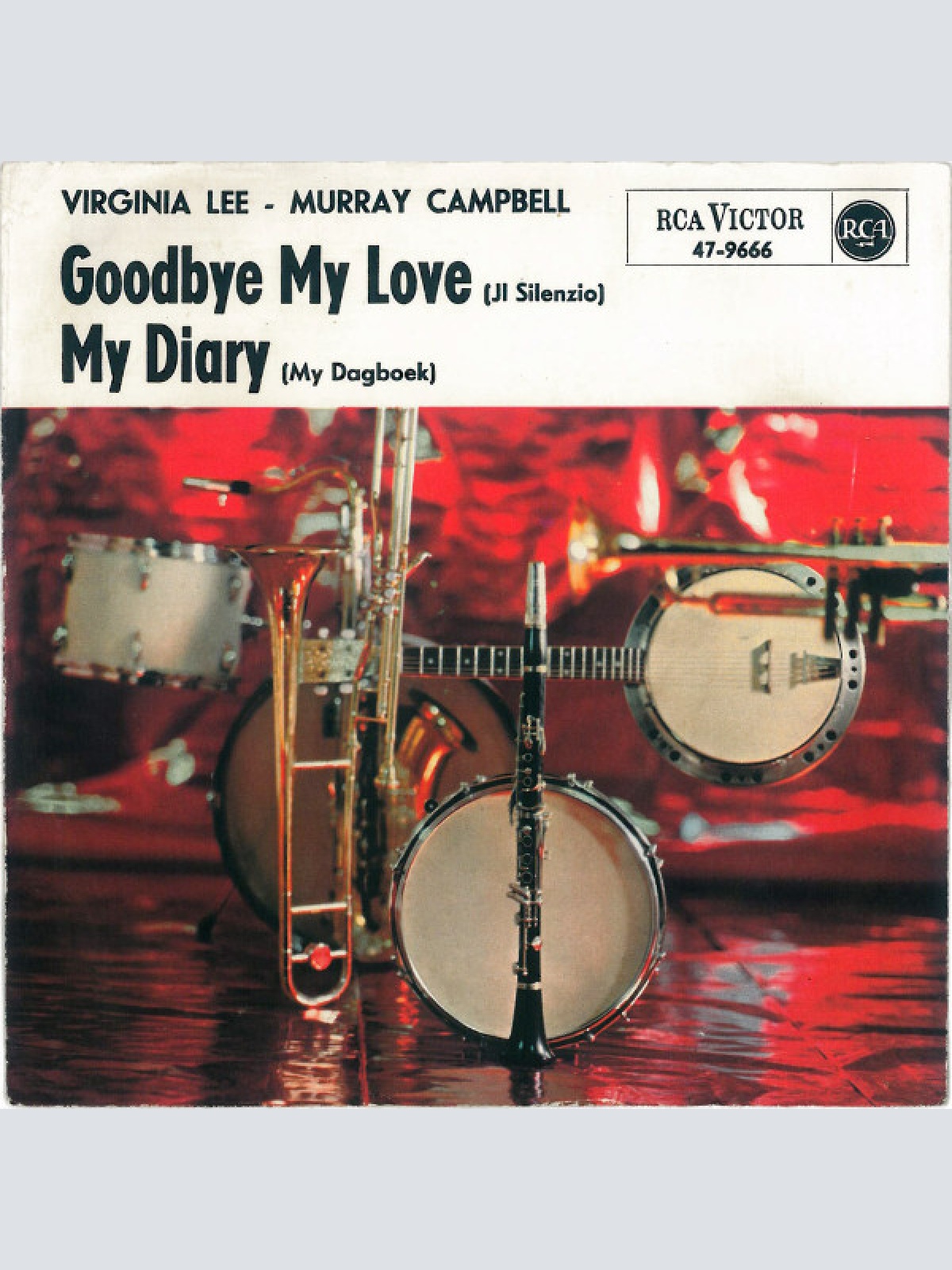 Vinyl / Virginia Lee - Murray Campbell - Goodbye My Love (Jl Silenzio) / My Diary (My Dagboek)