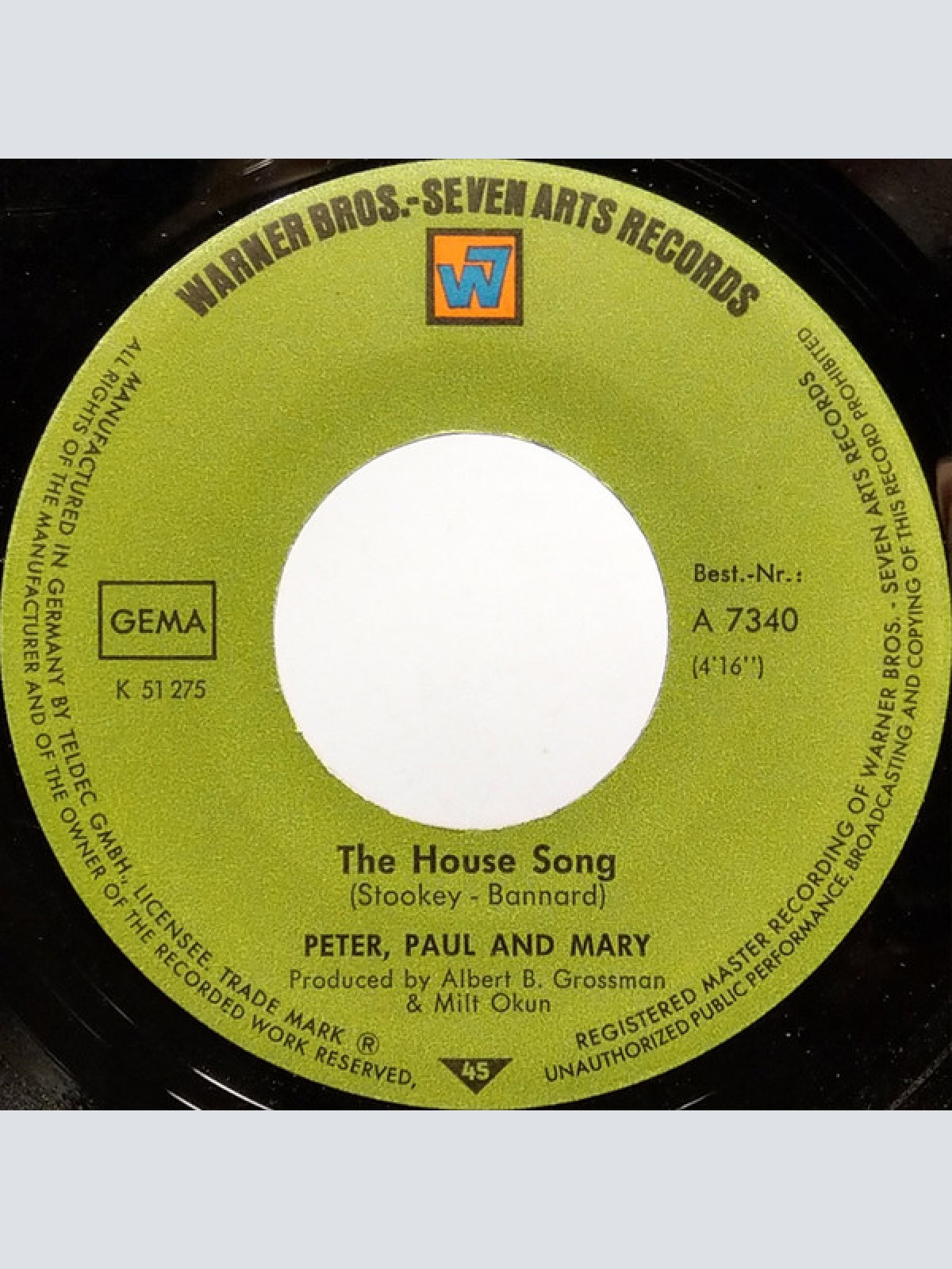 Vinyl / Peter, Paul & Mary - Leaving On A Jet Plane