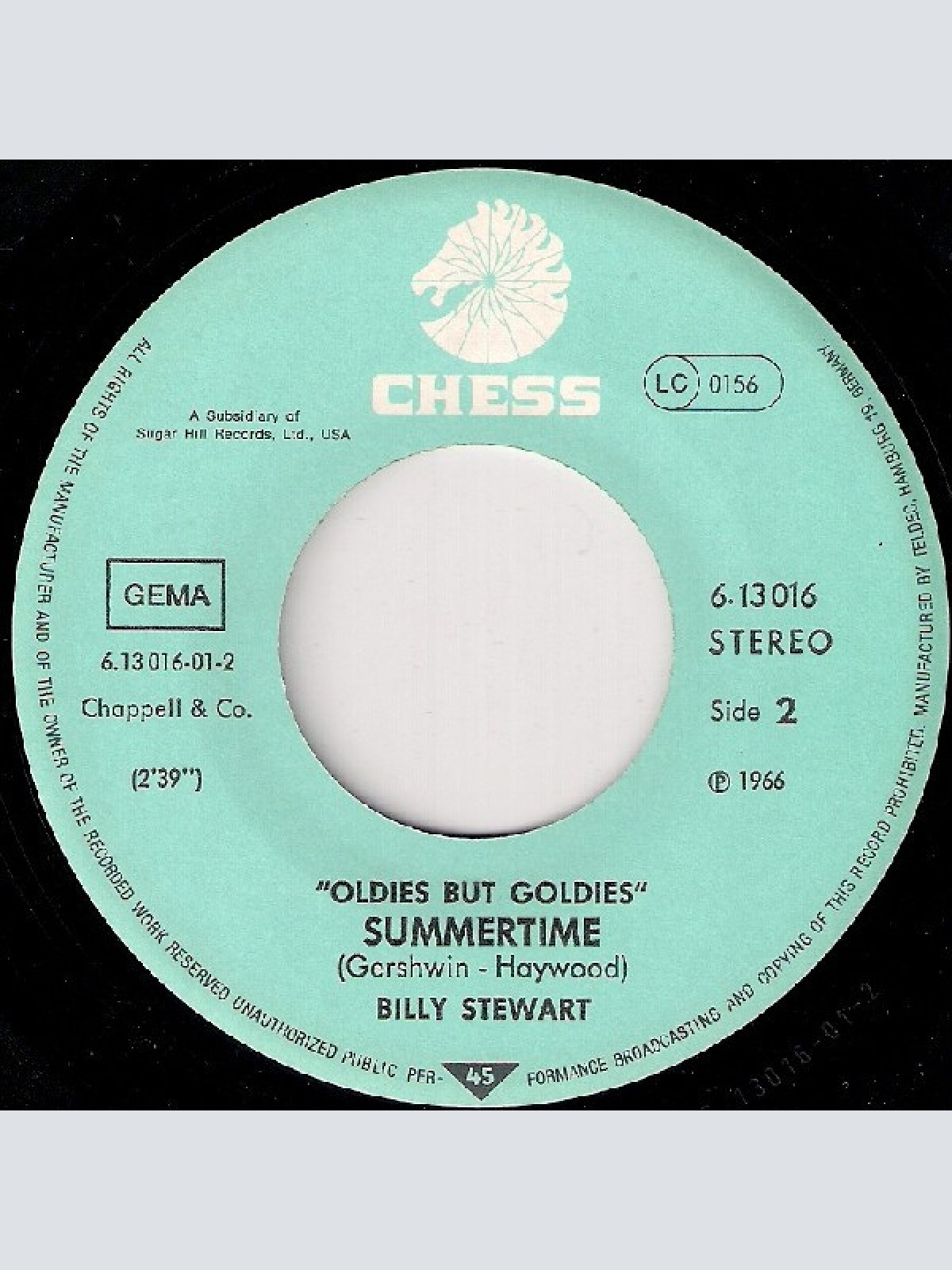 Vinyl / Ramsey Lewis Trio* / Billy Stewart - Wade In The Water / Summertime