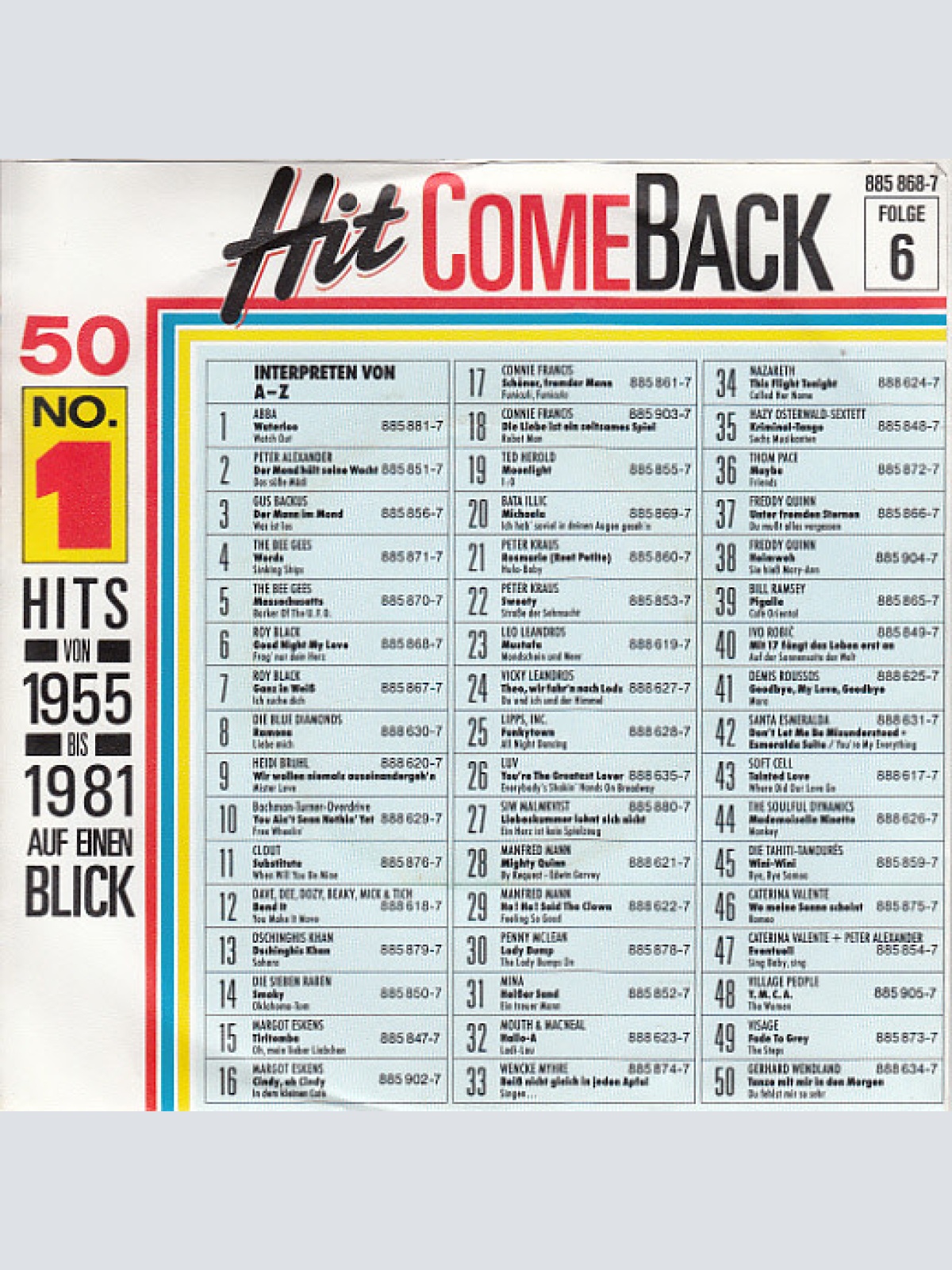 Vinyl / Roy Black - Good Night My Love / Frag Nur Dein Herz