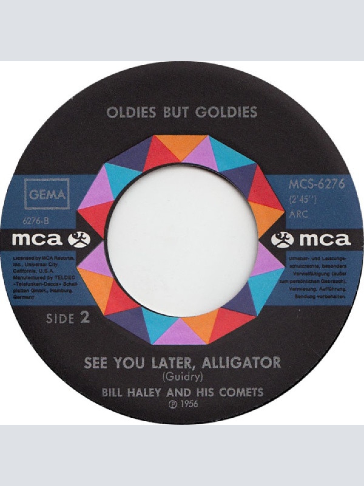 Vinyl / Bill Haley And His Comets - Shake, Rattle And Roll / See You Later Alligator