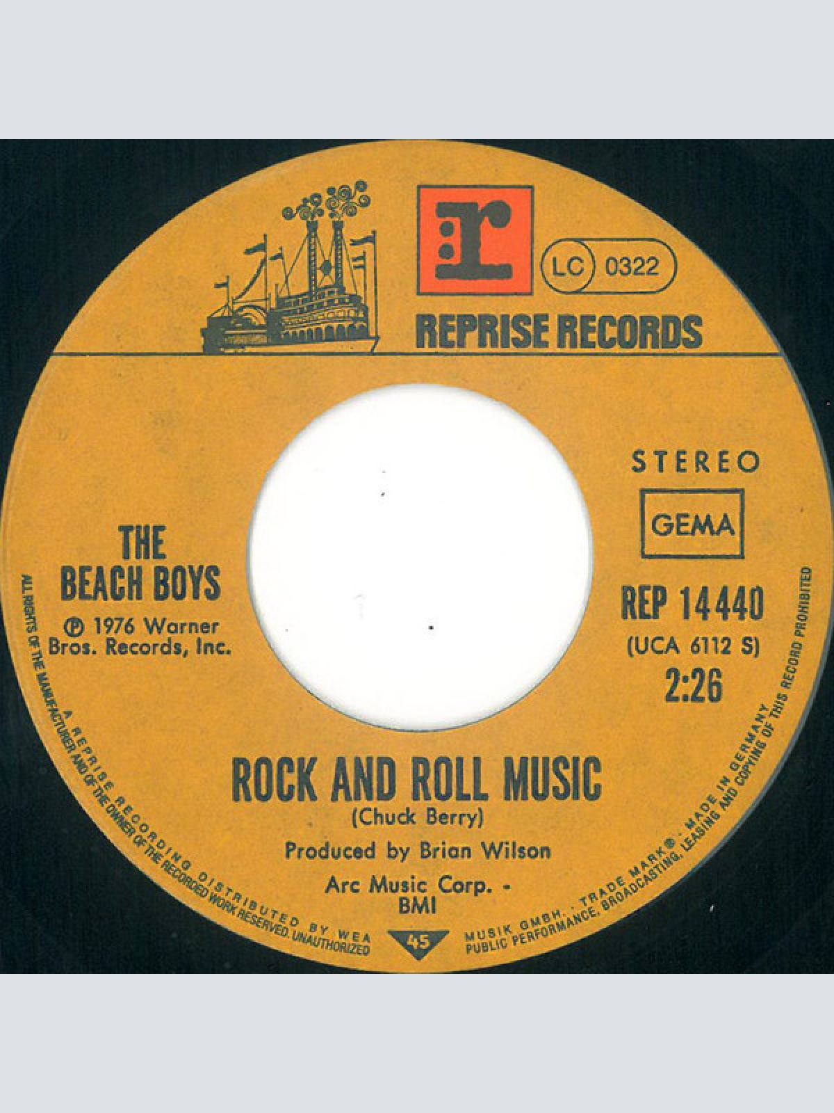 Vinyl / The Beach Boys - Rock'n'Roll Music