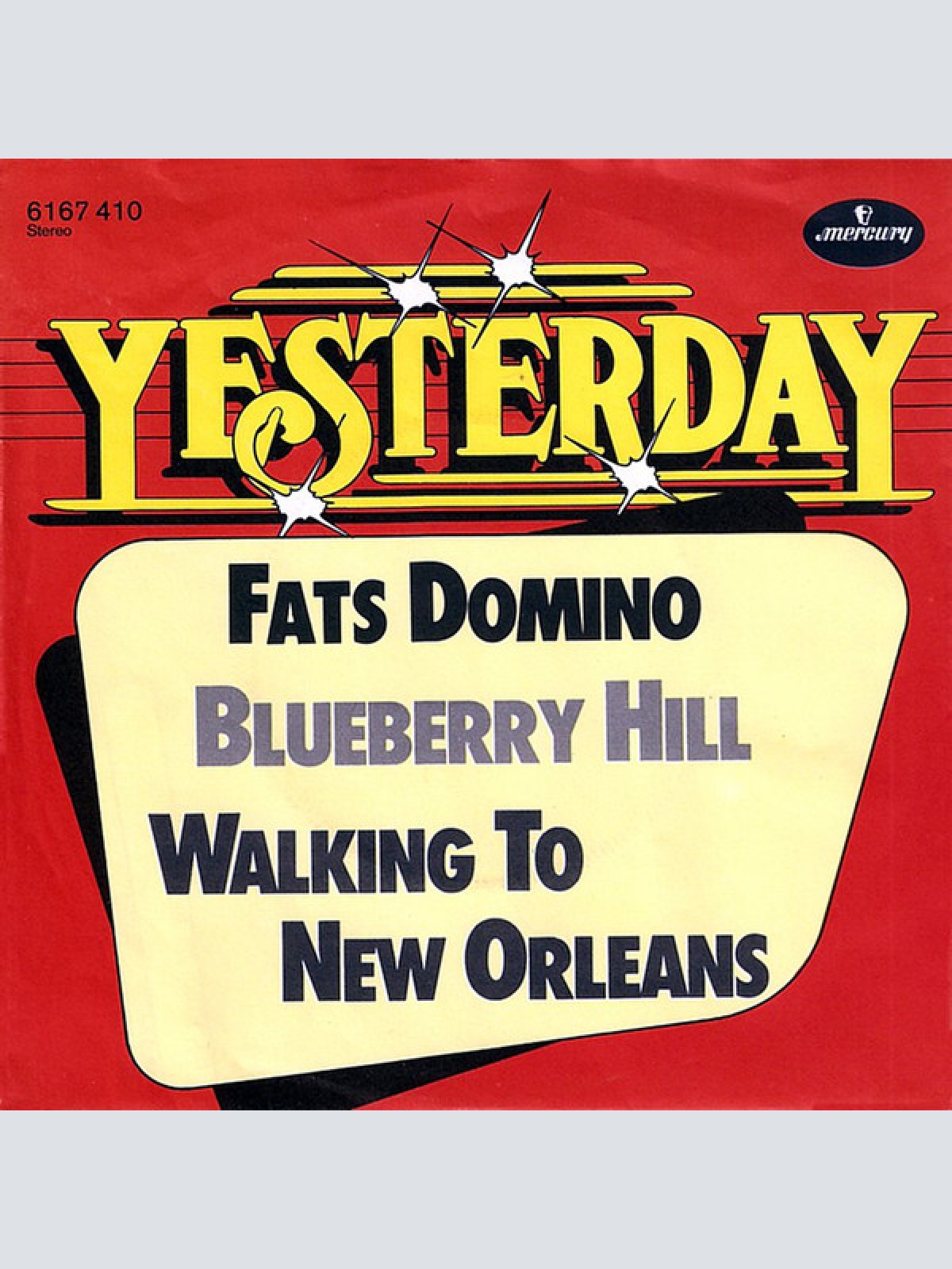 Vinyl / Fats Domino - Blueberry Hill / Walking To New Orleans