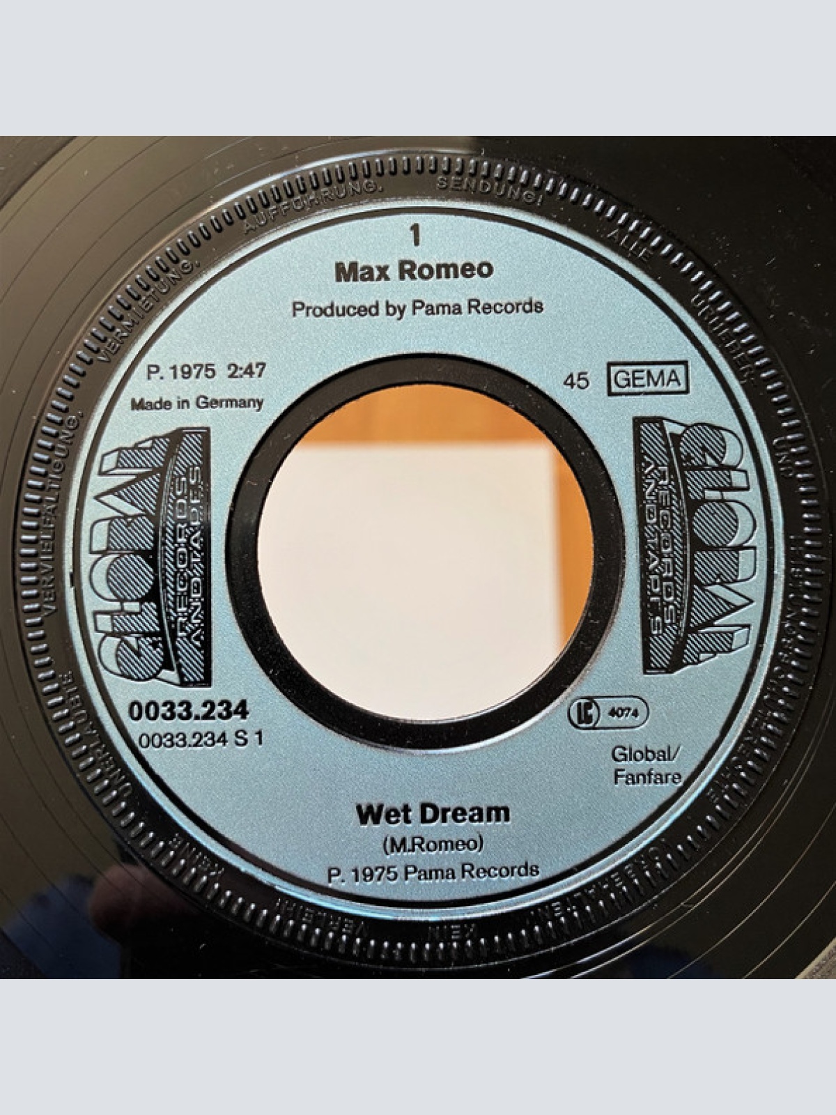 Vinyl / Max Romeo - Wet Dream / She's But A Little Girl