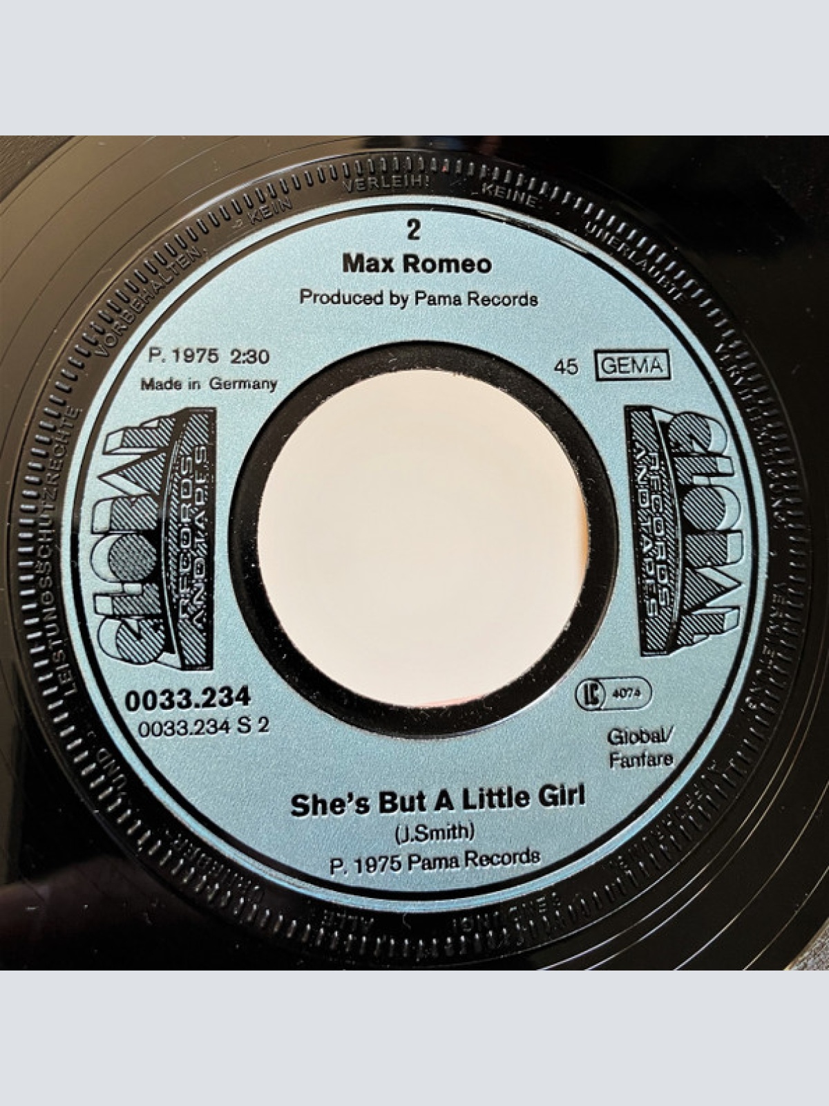 Vinyl / Max Romeo - Wet Dream / She's But A Little Girl