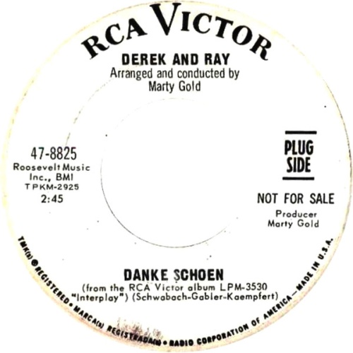 Vinyl / Derek And Ray - Danke Schoen
