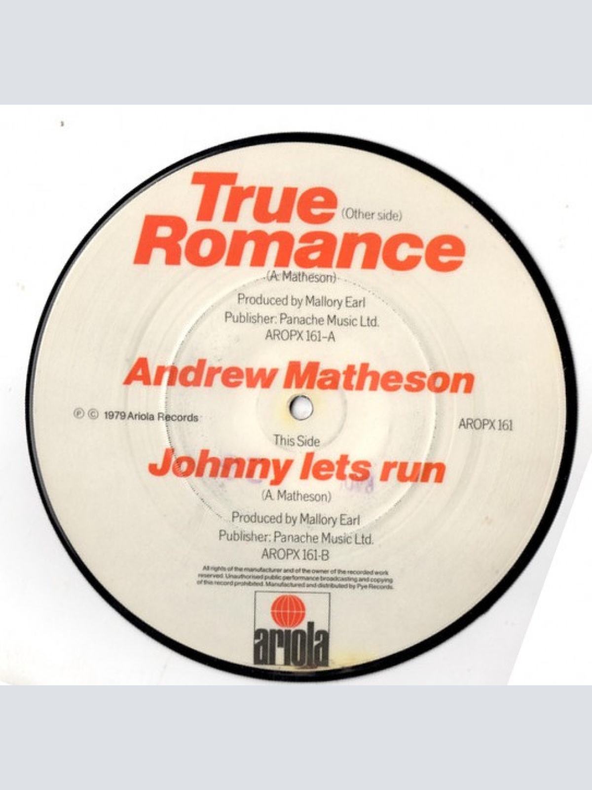 Vinyl / Andrew Matheson - True Romance