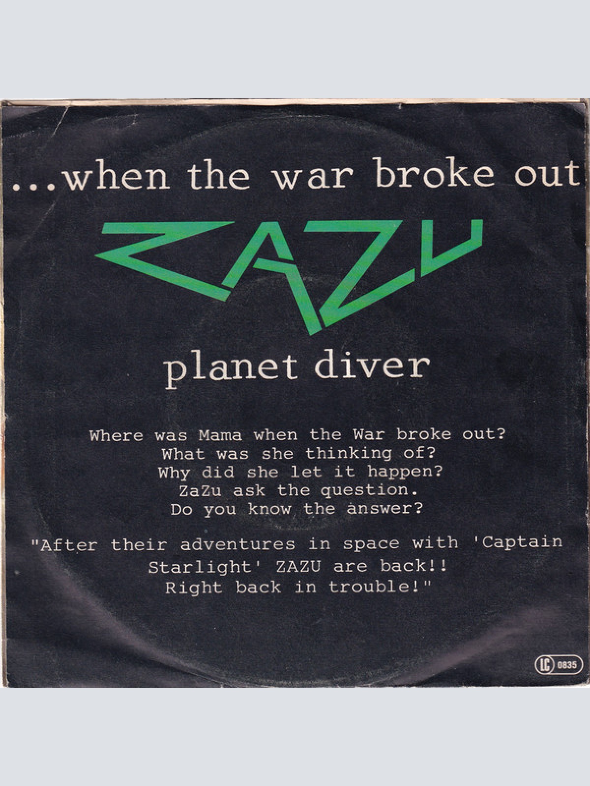 Vinyl / Zazu - ...When The War Broke Out