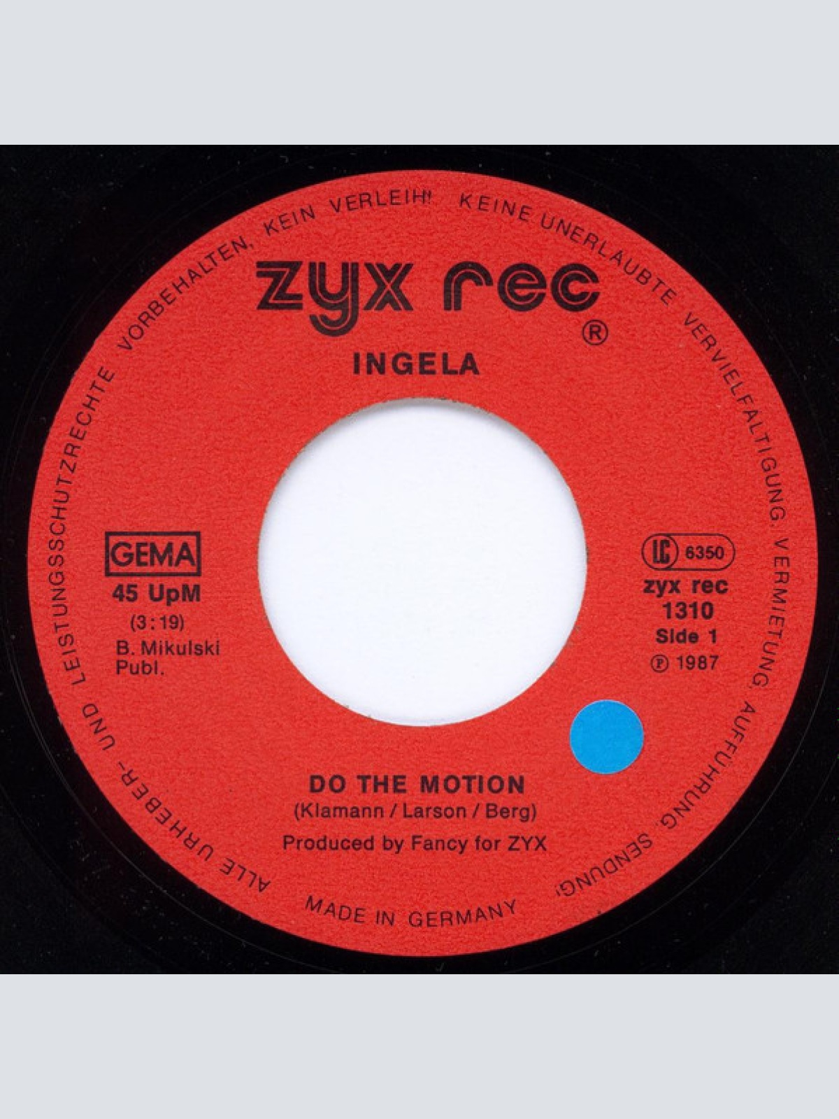 Vinyl / Ingela - Do The Motion / Move Your Body