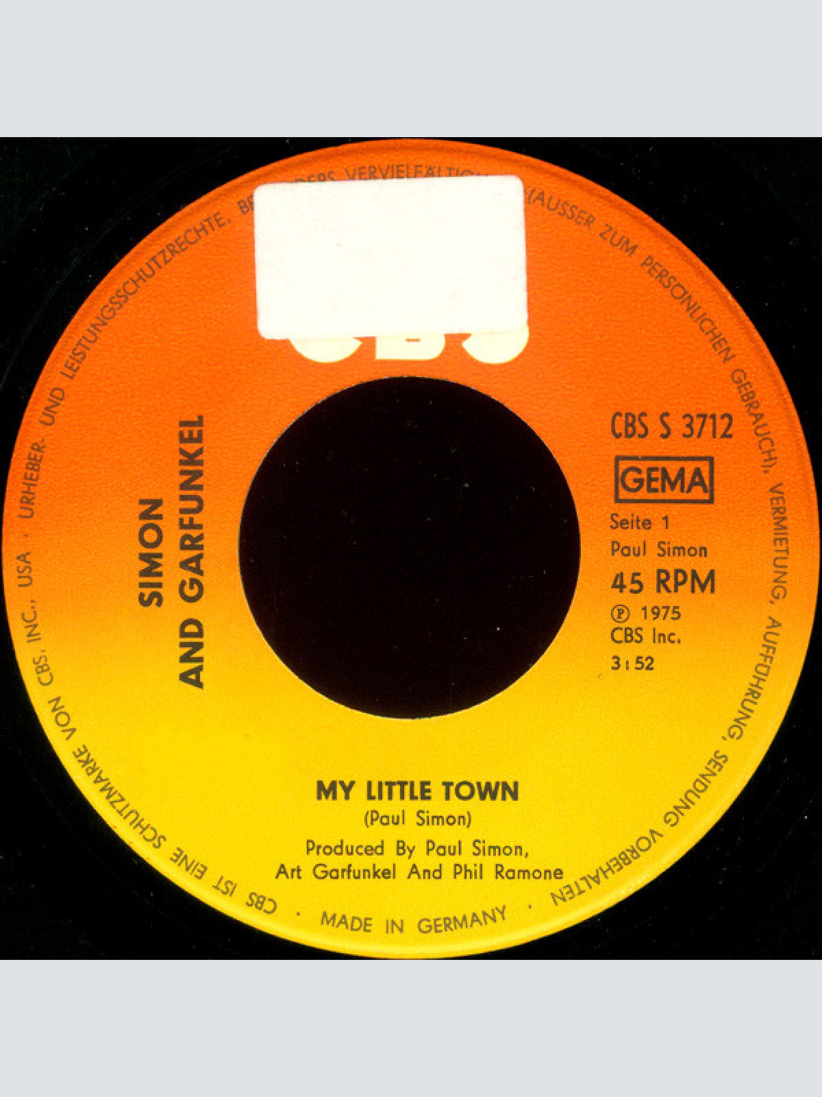 Vinyl / Simon And Garfunkel* Plus Art Garfunkel Plus Paul Simon - My Little Town