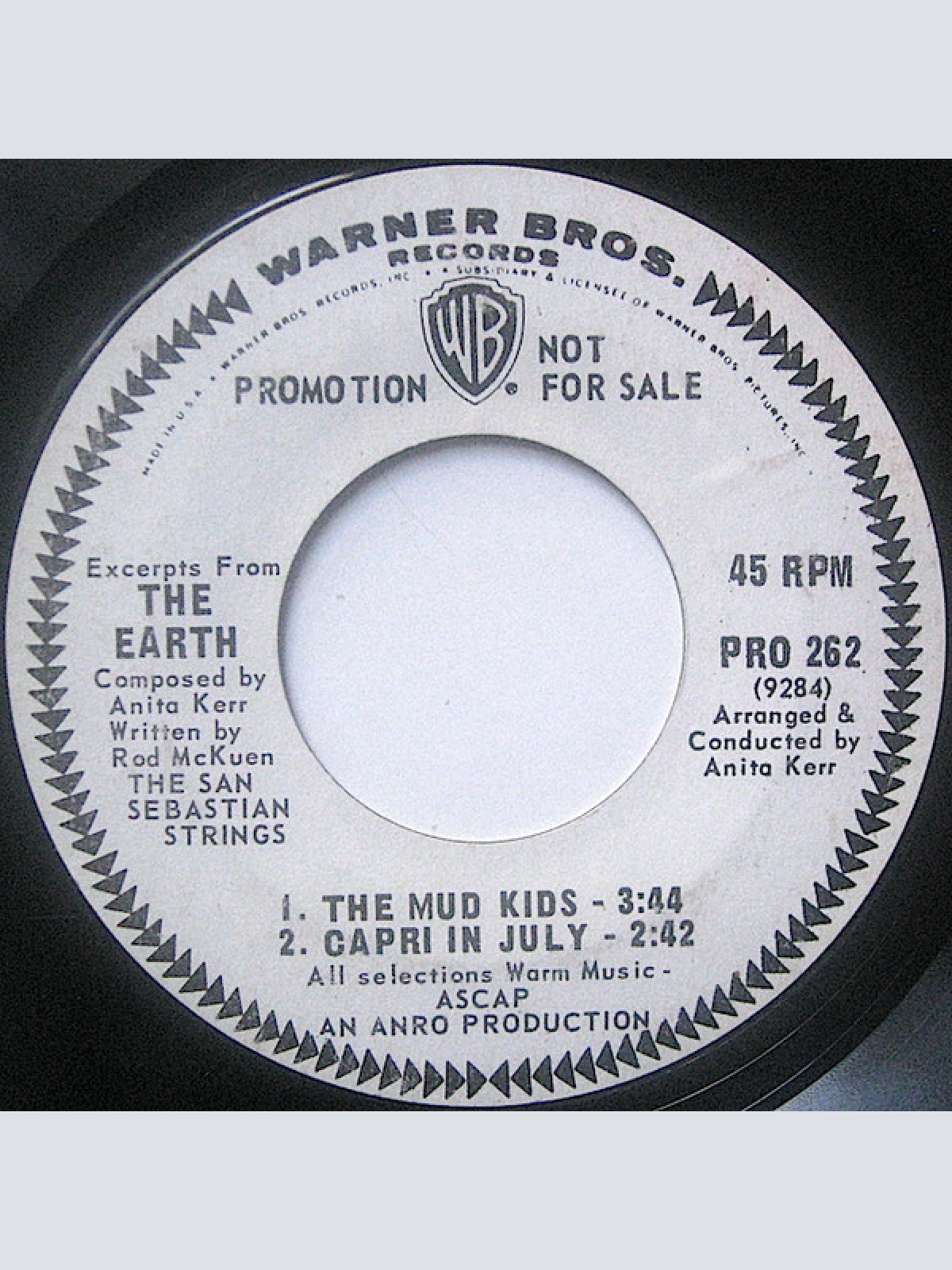 Vinyl / Anita Kerr And Rod McKuen / The San Sebastian Strings - Excerpts From The Earth