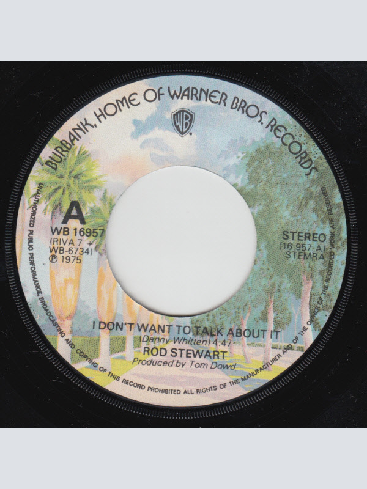 Vinyl / Rod Stewart - I Don't Want To Talk About It