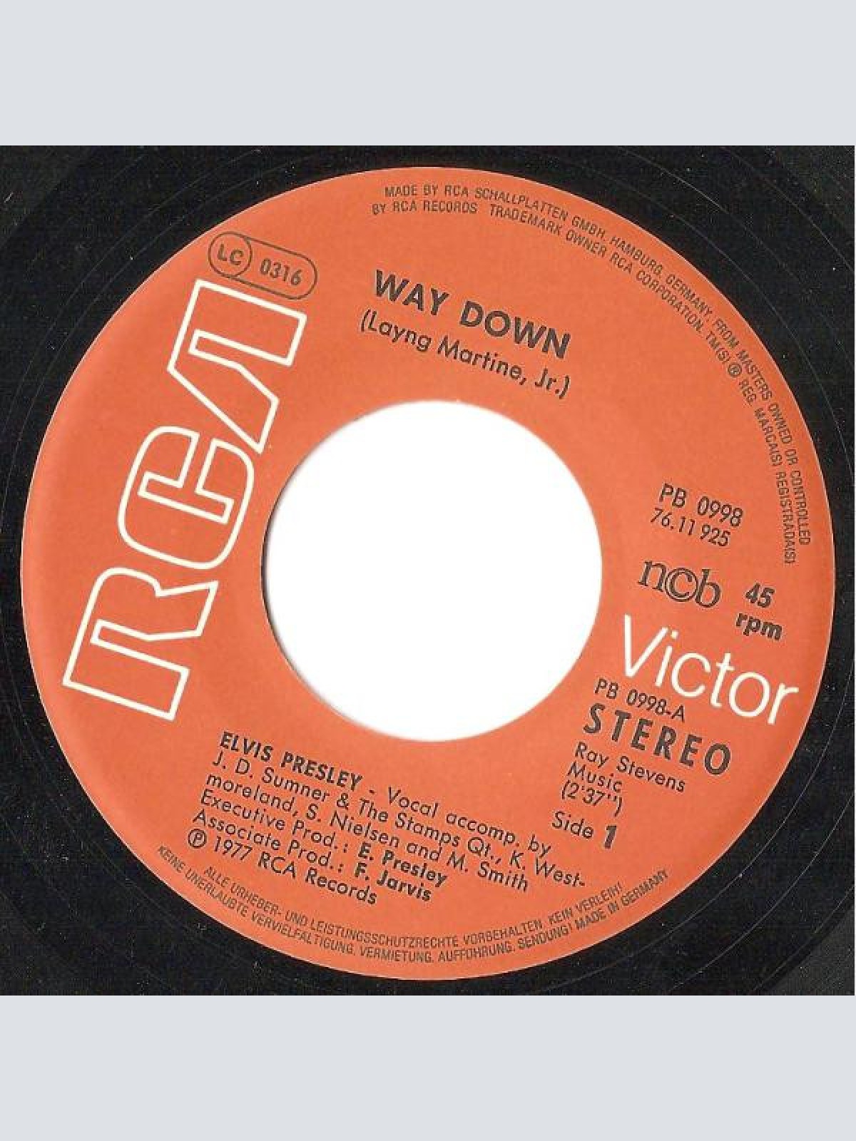 Vinyl / Elvis Presley - Way Down