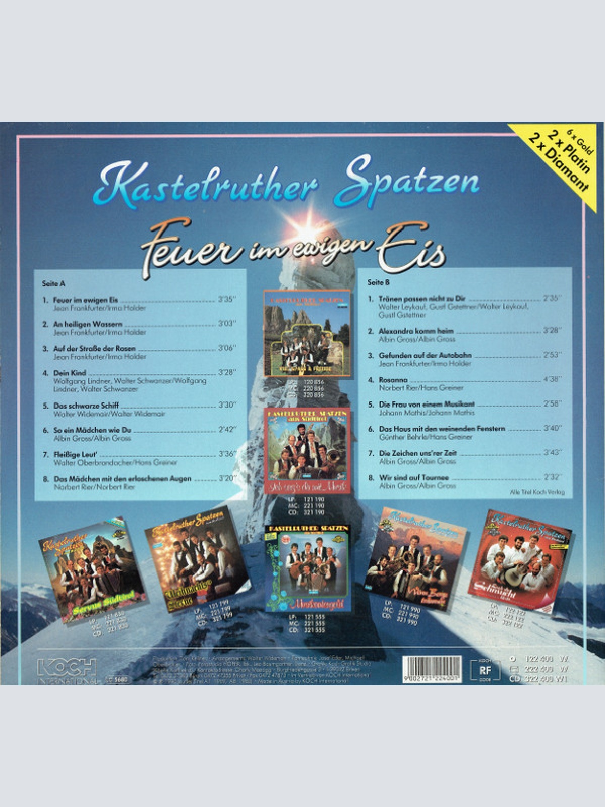 Vinyl / Kastelruther Spatzen - Feuer Im Ewigen Eis