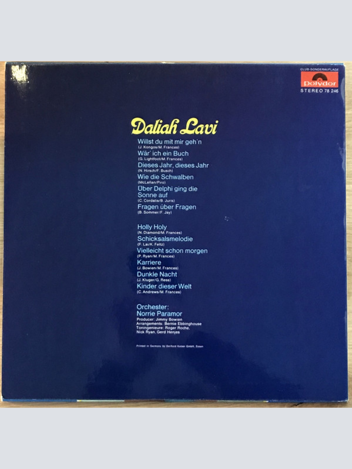 Vinyl / Daliah Lavi - Daliah Lavi