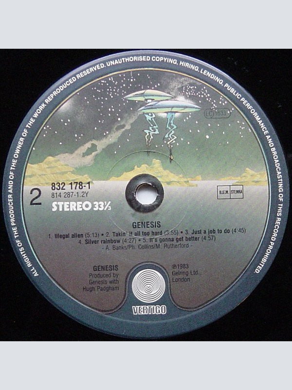 Vinyl / Genesis - 2 Great Pop Classics