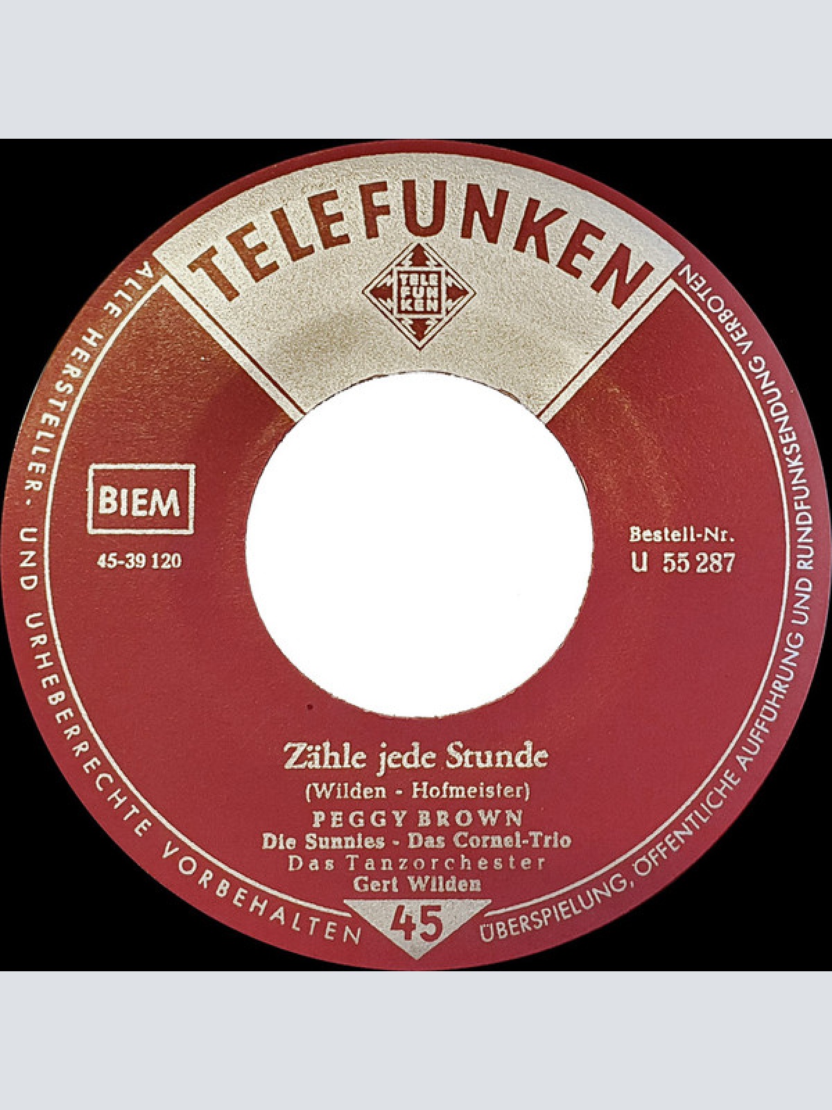 Vinyl / Peggy Brown - Denn Sie Fahren Hinaus Auf Das Meer