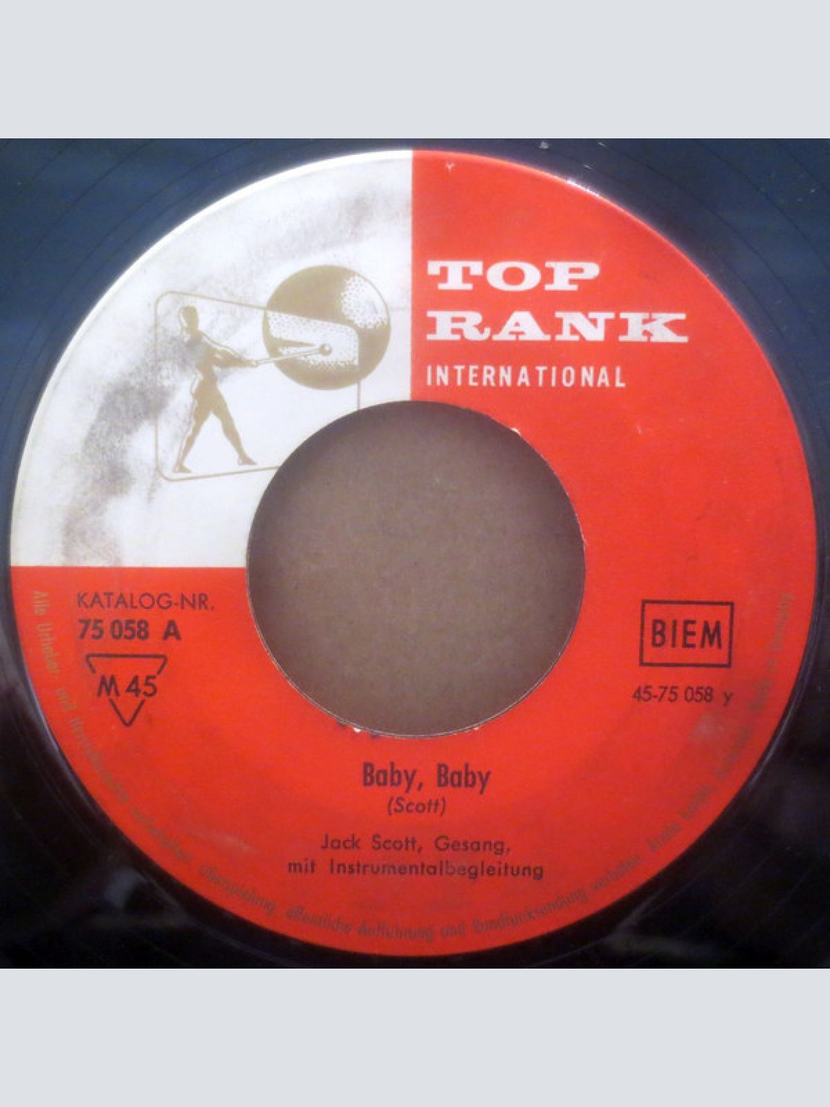 Vinyl / Jack Scott - What In The World's Come Over You / Baby, Baby