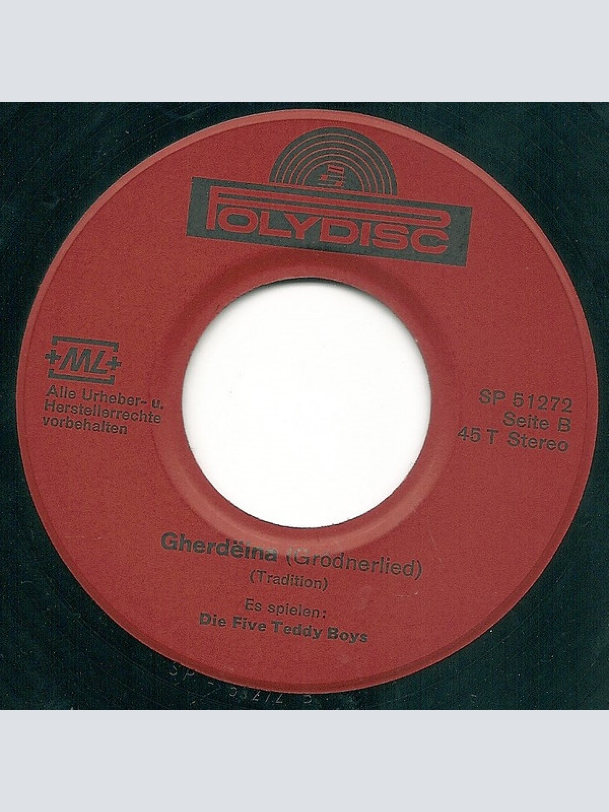 Vinyl / Five Teddy Boys - Schornsteinfeger