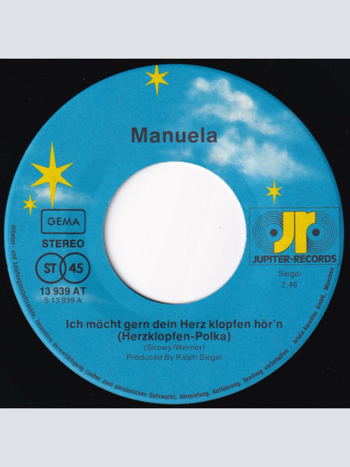 Vinyl / Manuela (5) - Ich Möcht Gern Dein Herz Klopfen Hör'n