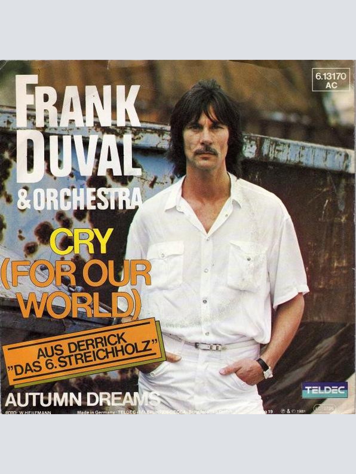 Vinyl / Frank Duval & Orchestra - Cry (For Our World)