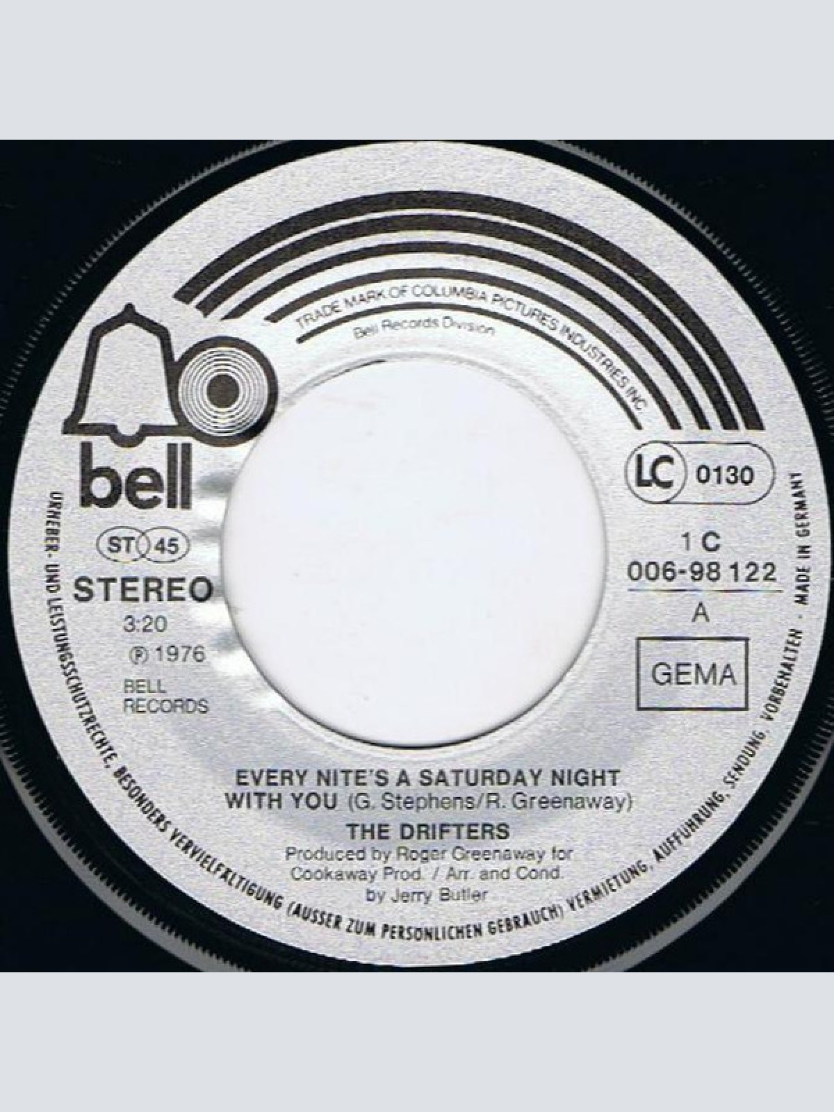 Vinyl / The Drifters - Every Nite's A Saturday Night With You