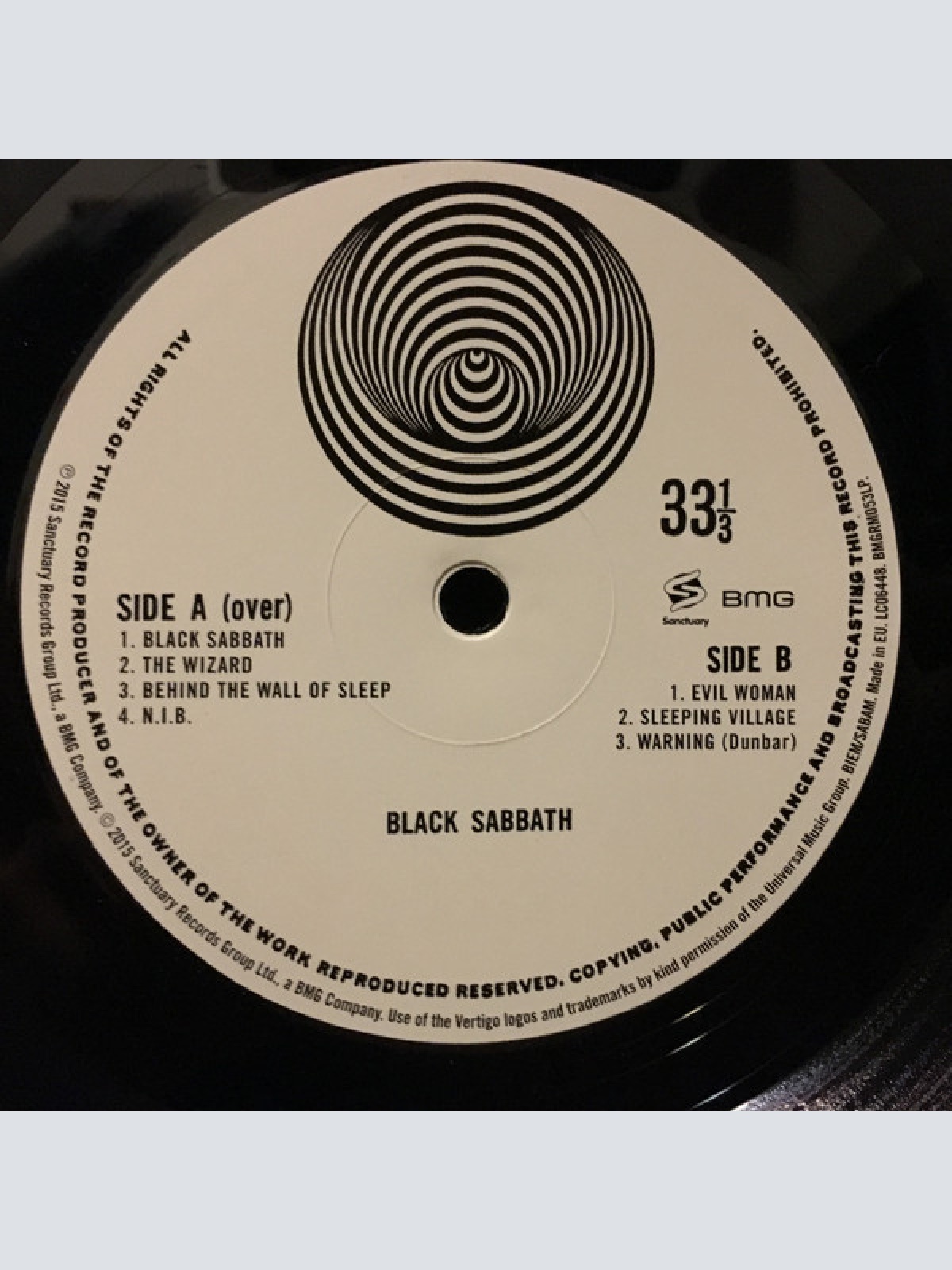Vinyl / Black Sabbath - Black Sabbath