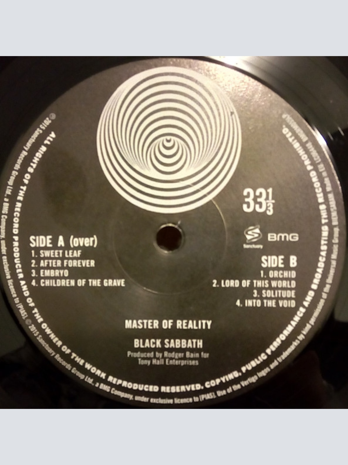 Vinyl / Black Sabbath - Master Of Reality