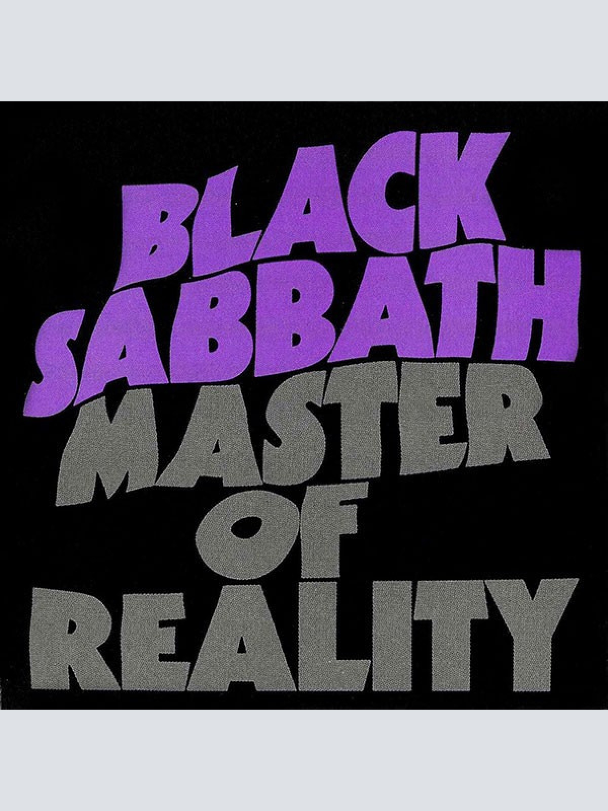 Vinyl / Black Sabbath - Master Of Reality