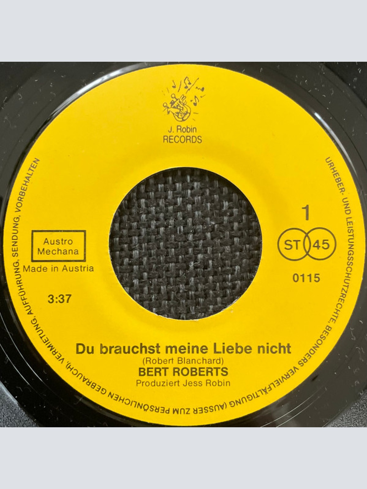Vinyl / Bert Roberts (4) - Du Brauchst Meine Liebe Nicht