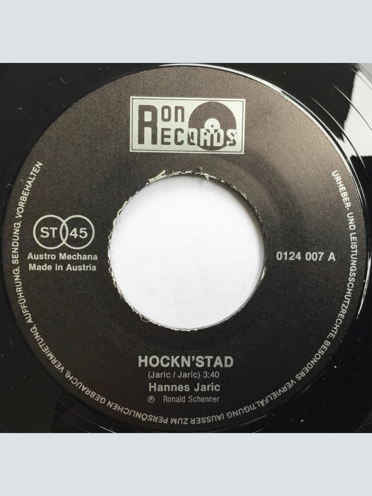 Vinyl / Hannes Jaric - Hockn'stad