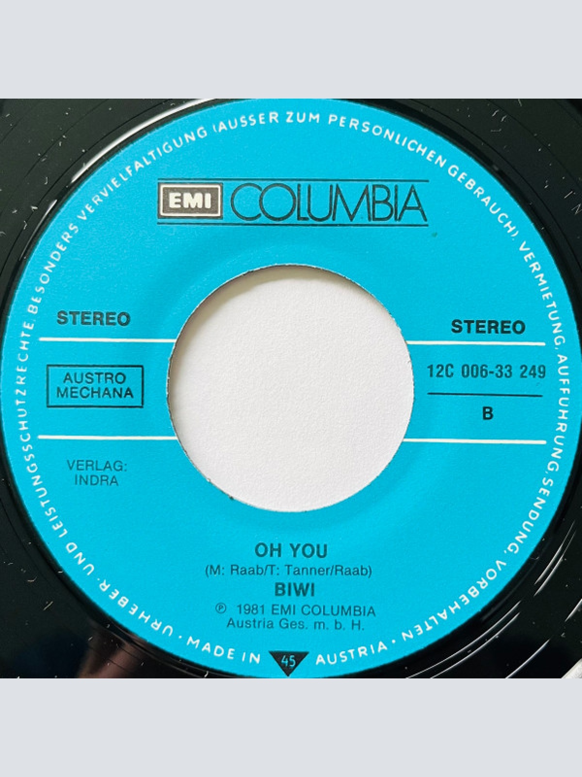 Vinyl / Biwi - Ma Baby