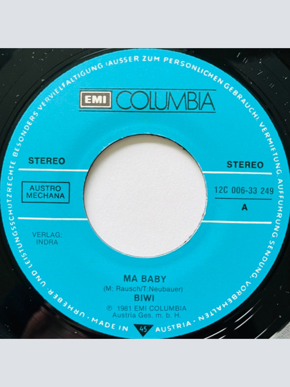 Vinyl / Biwi - Ma Baby