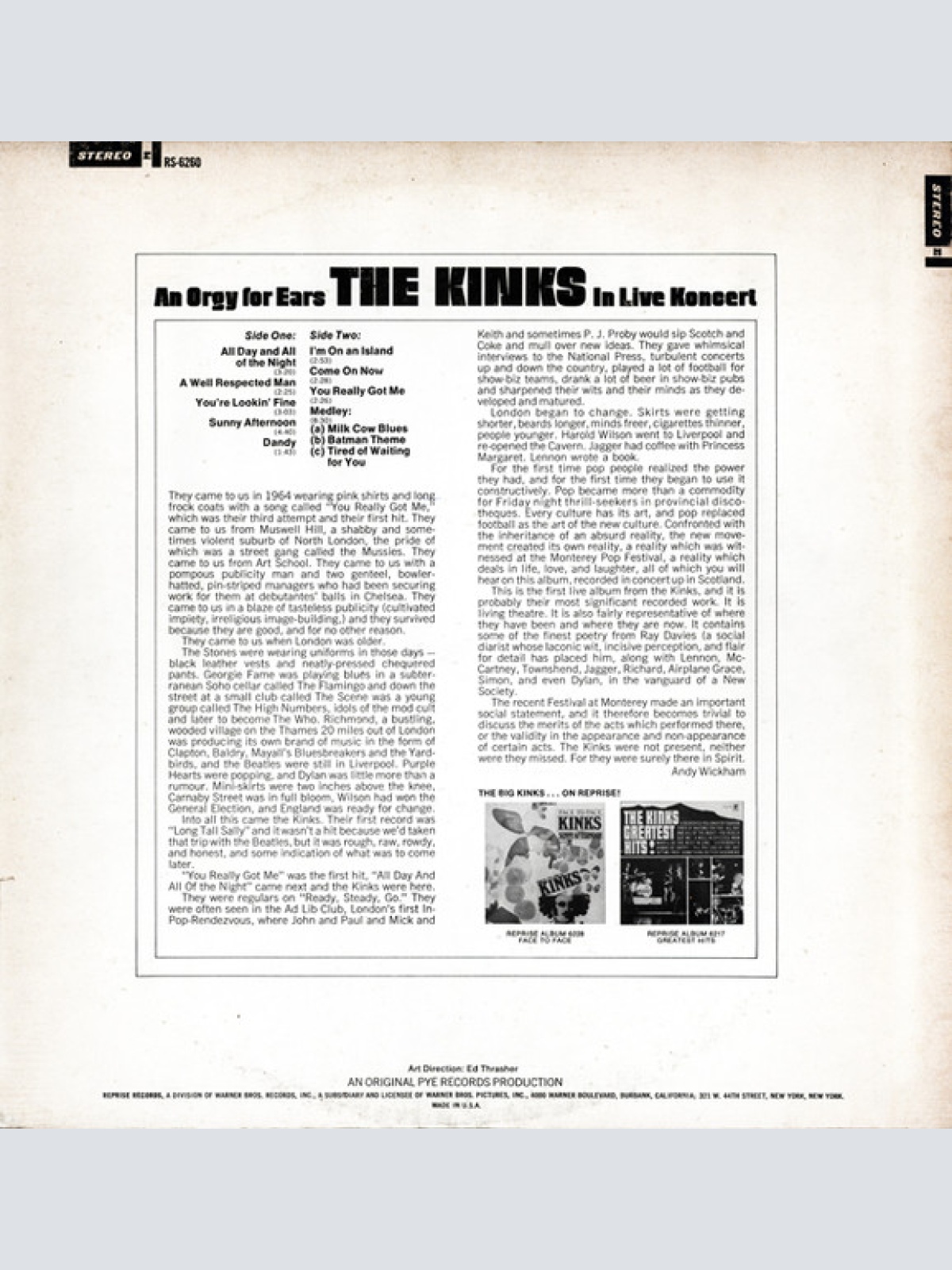 Vinyl / The Kinks - The Live Kinks