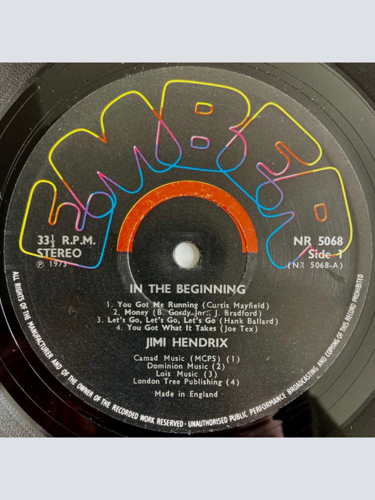 Vinyl / Jimi Hendrix - In The Beginning