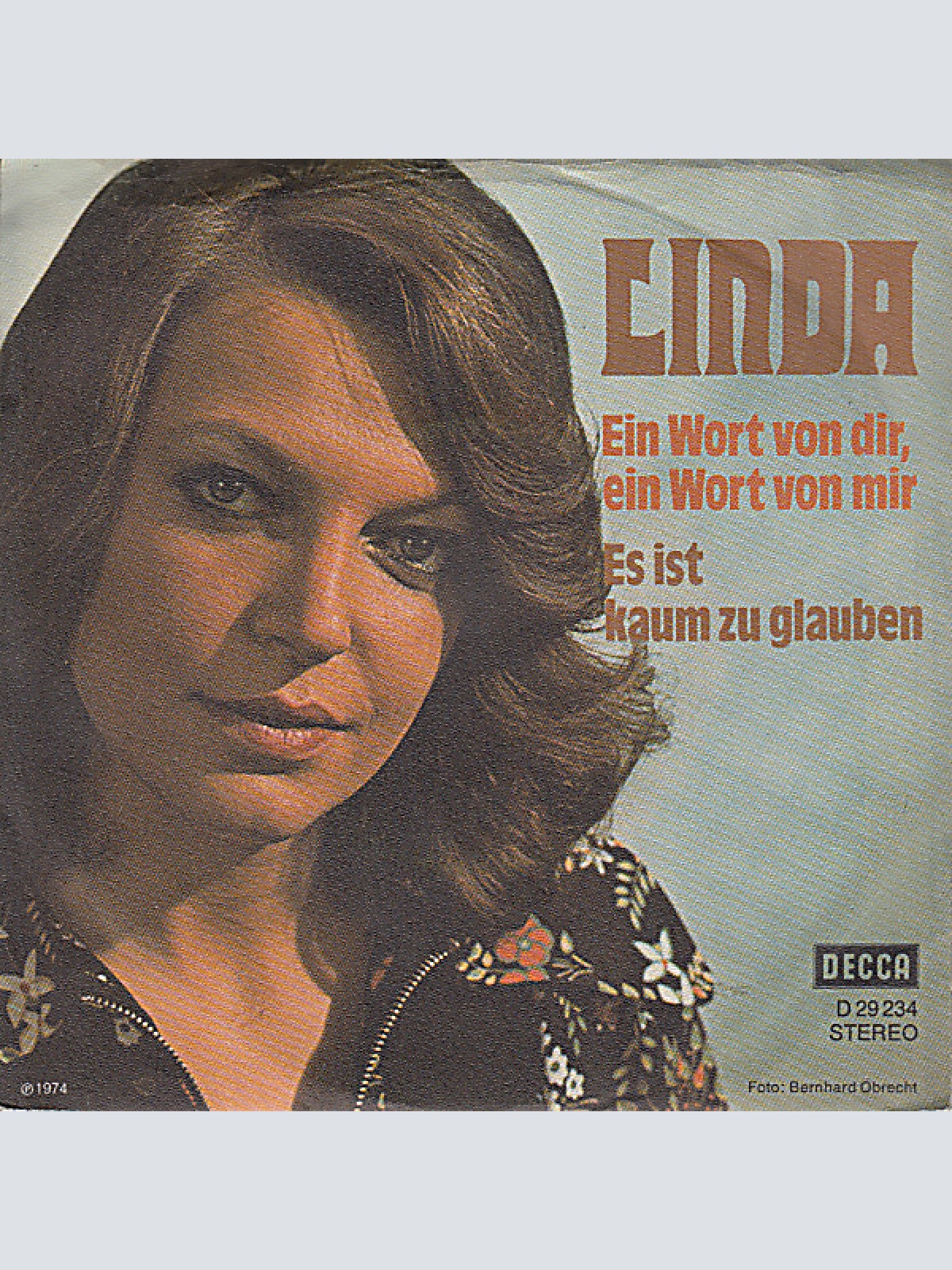 Vinyl / Linda (73) - Ein Wort von Dir, Ein Wort von Mir