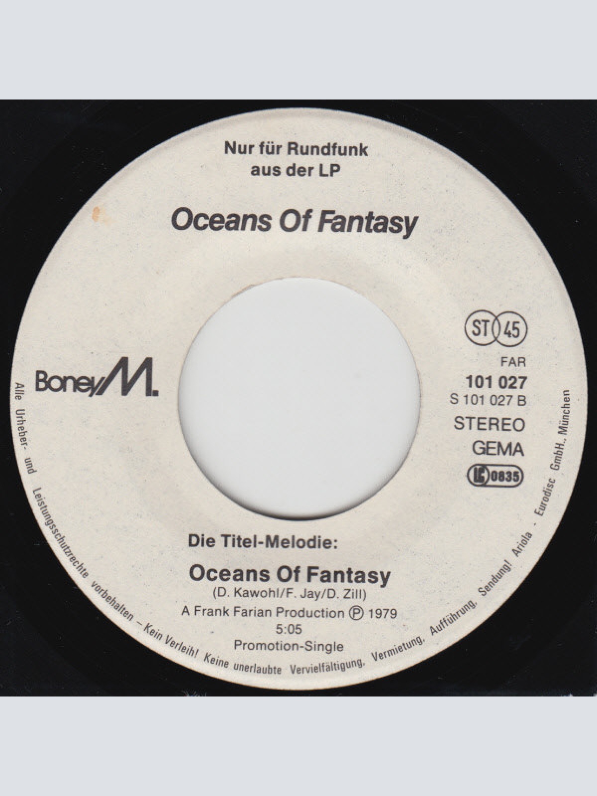 Vinyl / Boney M. Featuring Precious Wilson / Boney M. - Let It All Be Music / Oceans Of Fantasy