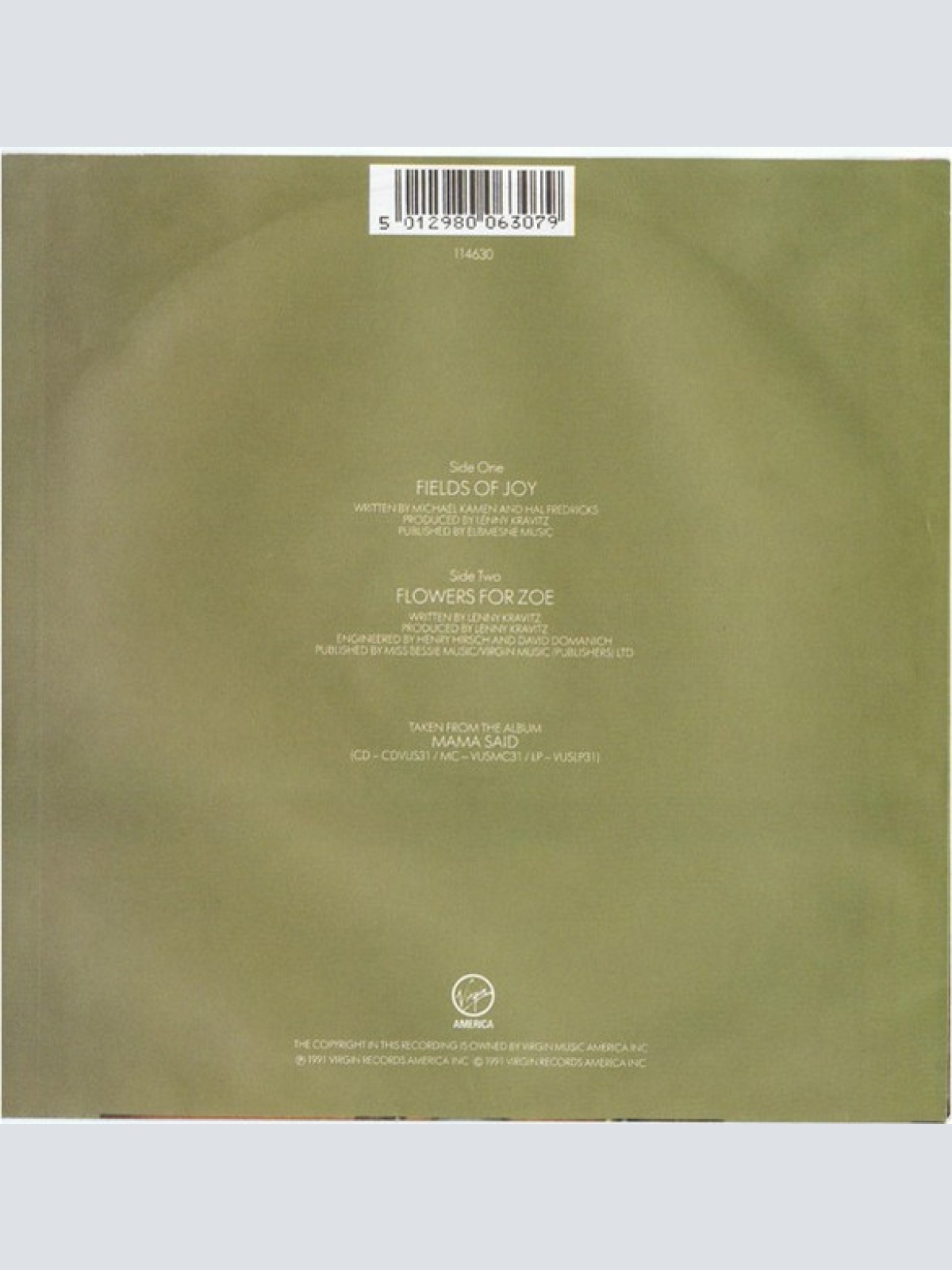 Vinyl / Lenny Kravitz - Fields Of Joy