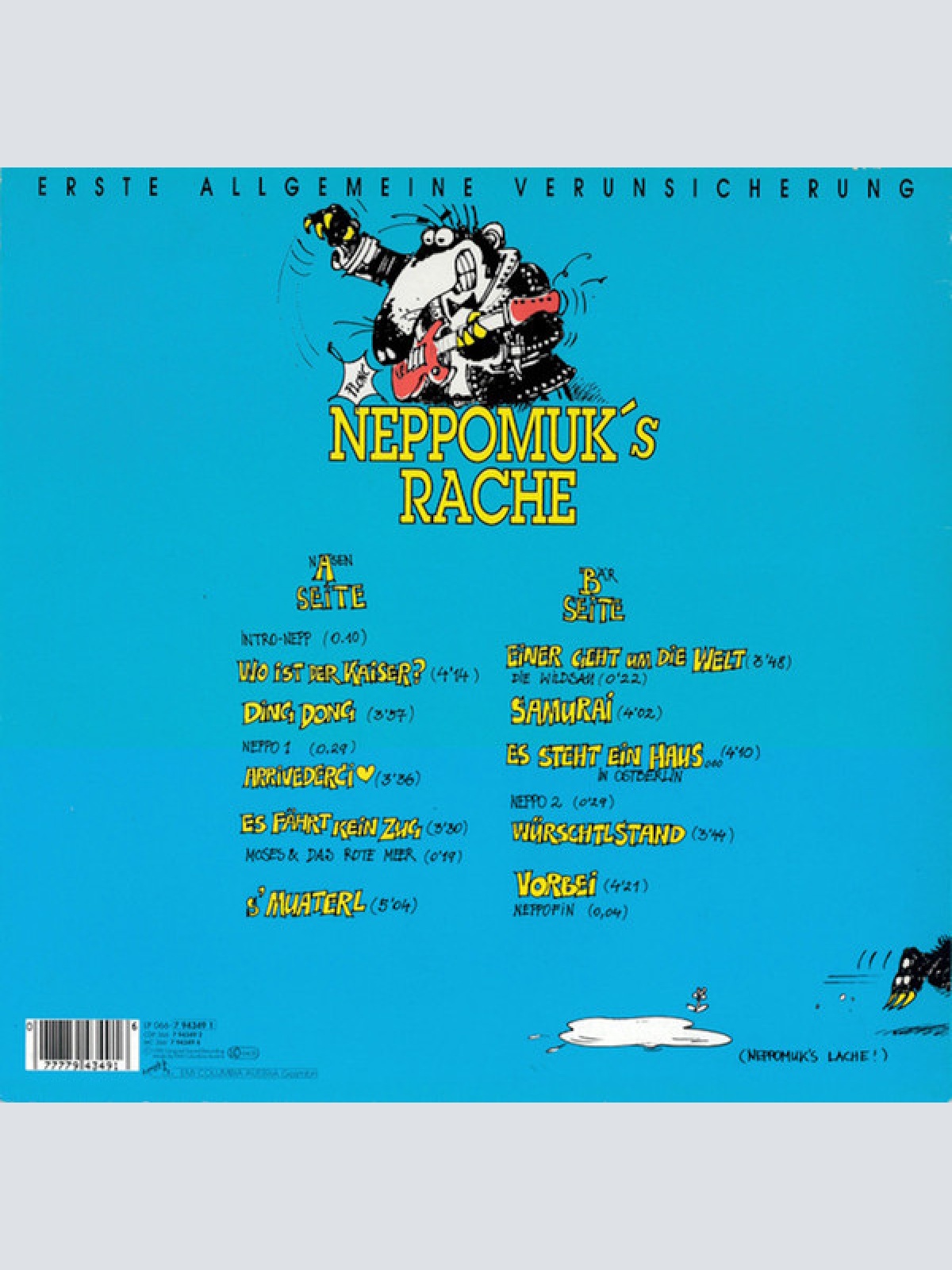 Vinyl / EAV (Erste Allgemeine Verunsicherung) - Neppomuk's Rache (Dieses Land Braucht Einen Kaiser)