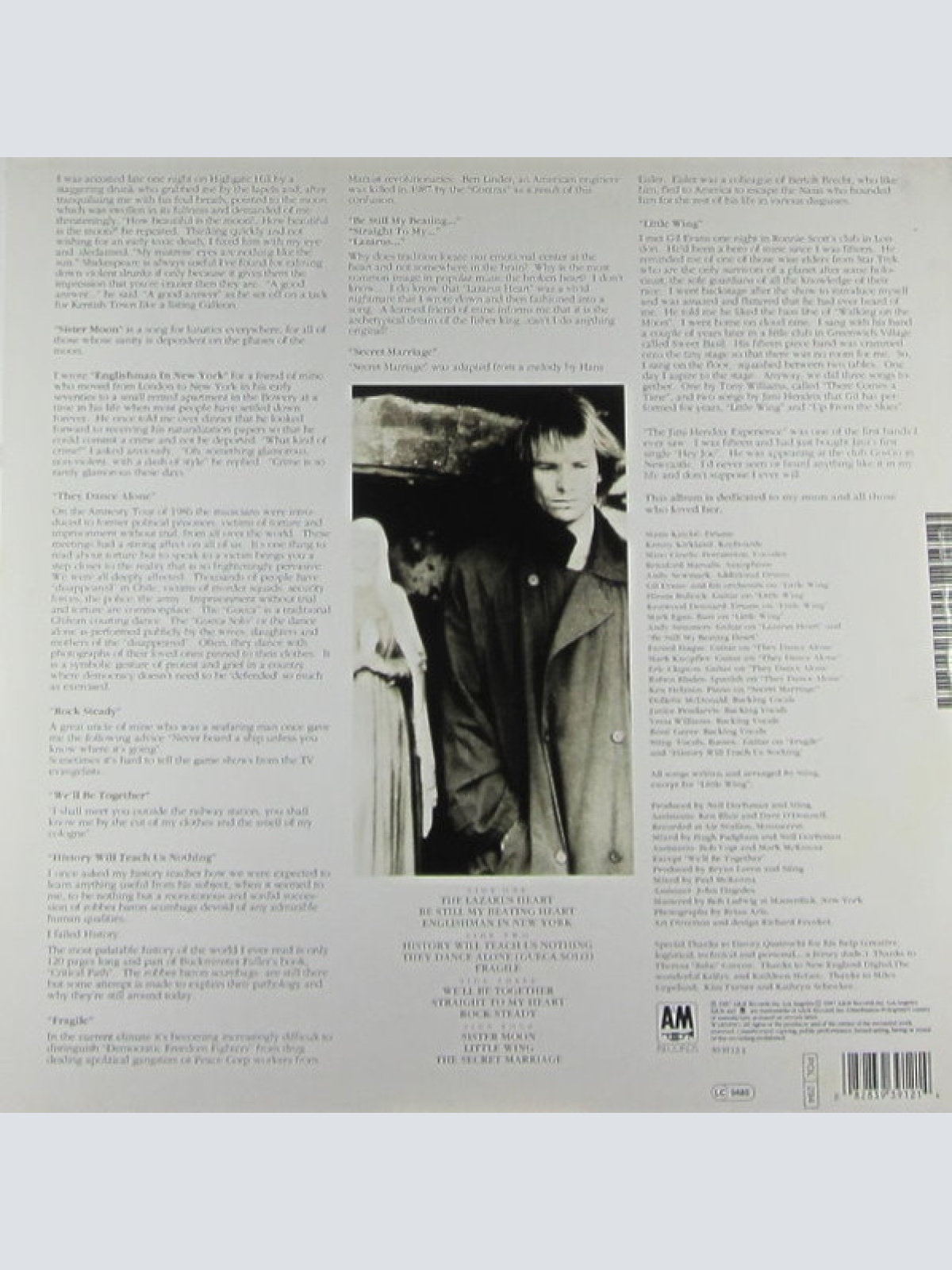 Vinyl / Sting - ...Nothing Like The Sun