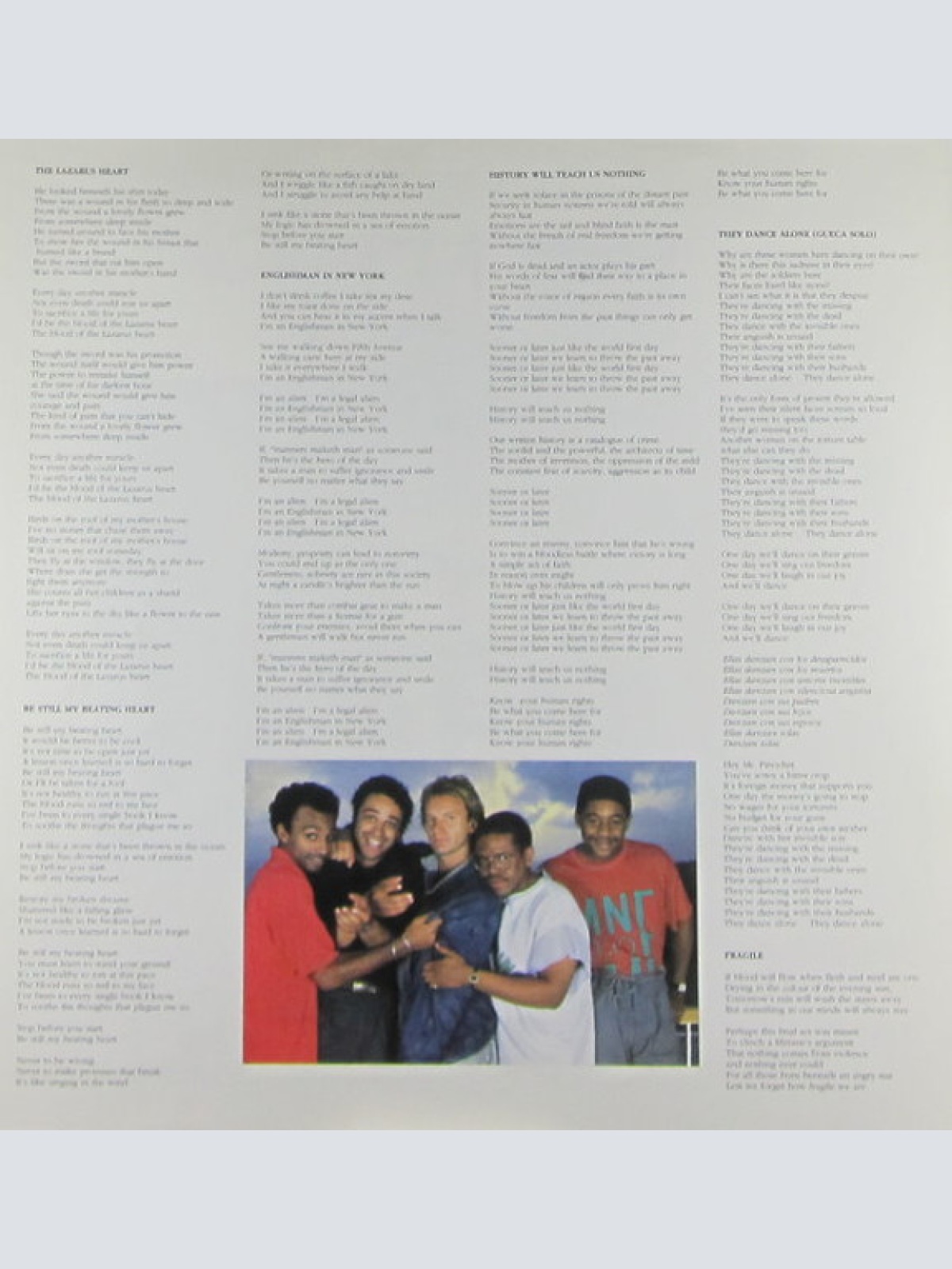 Vinyl / Sting - ...Nothing Like The Sun