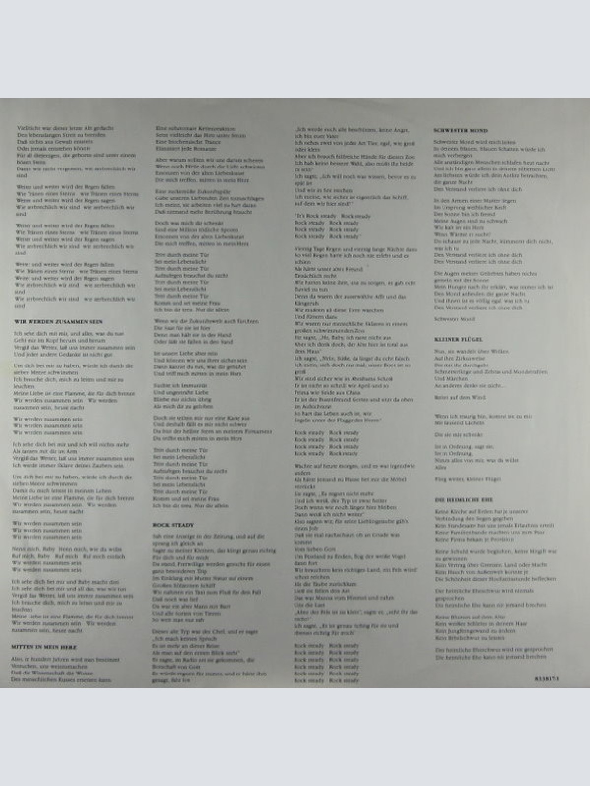 Vinyl / Sting - ...Nothing Like The Sun