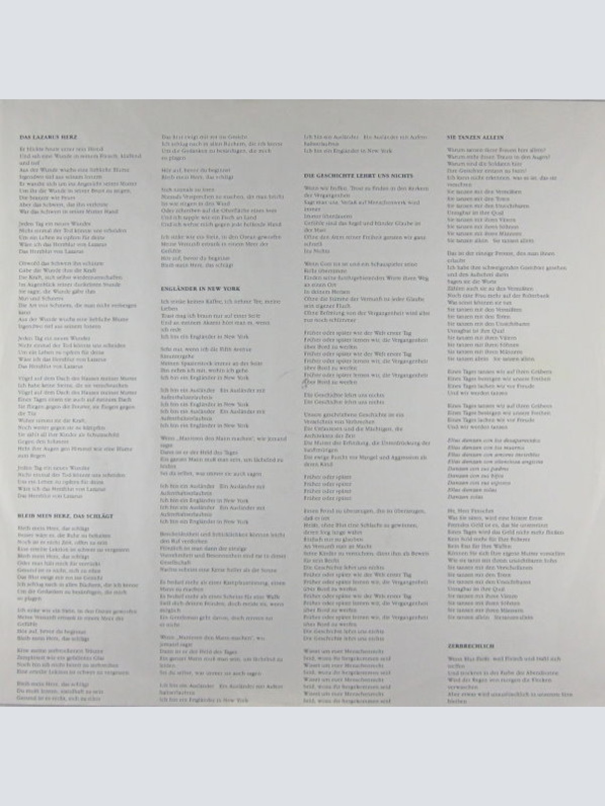 Vinyl / Sting - ...Nothing Like The Sun