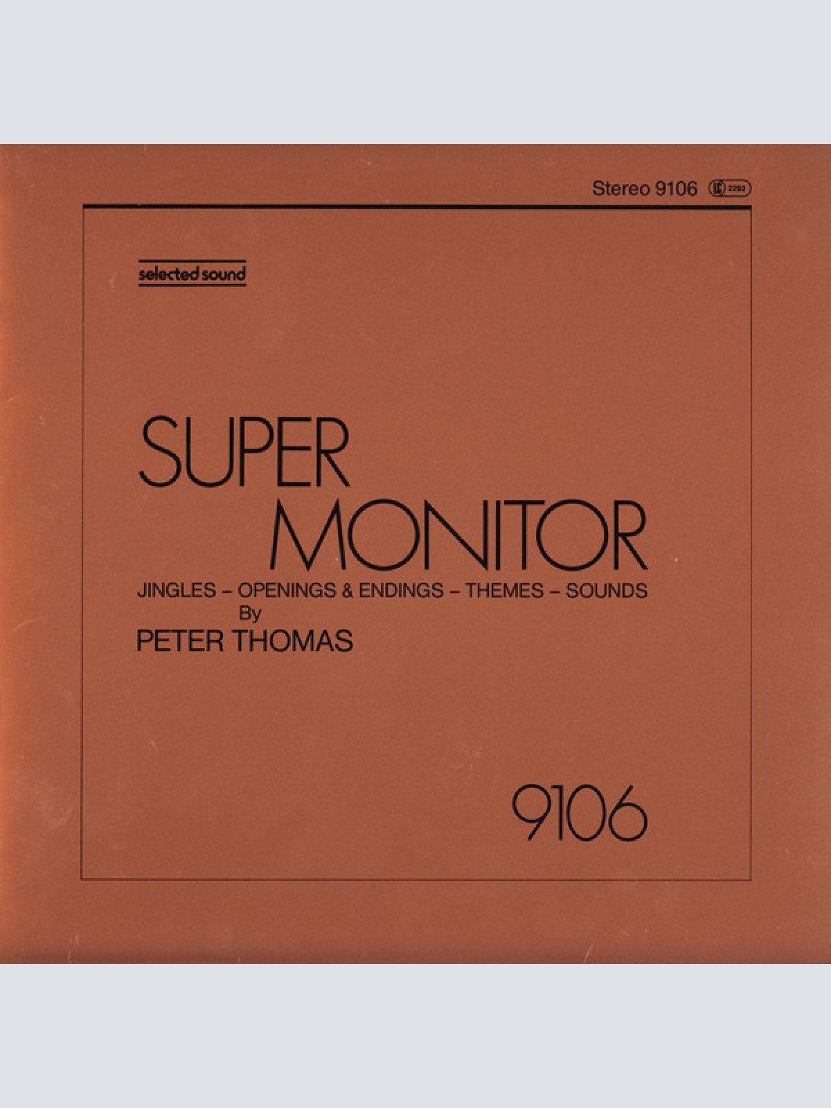 Vinyl / Peter Thomas - Super Monitor
