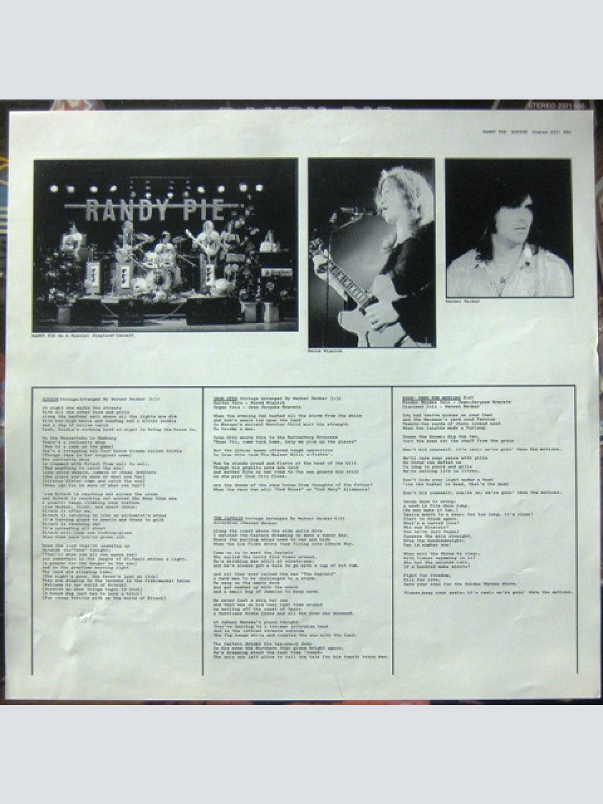 Vinyl / Randy Pie - Kitsch