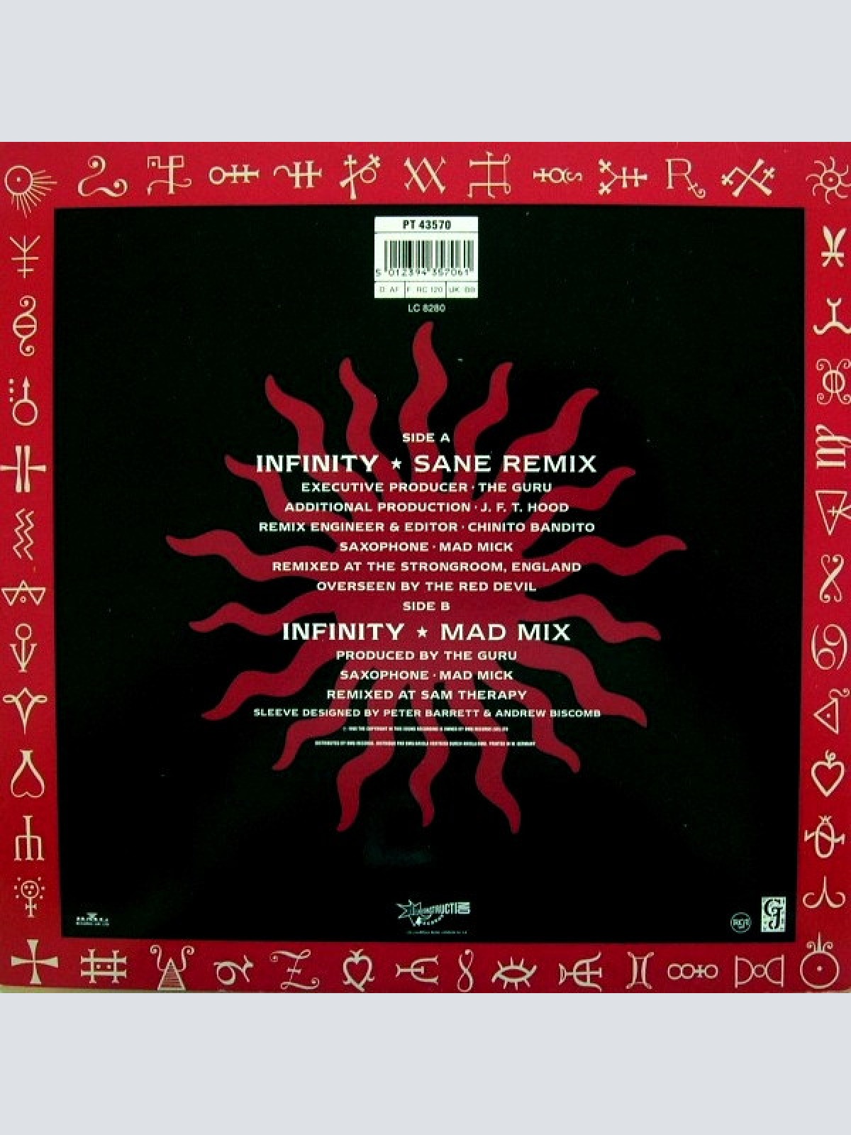 Vinyl / Guru Josh - Infinity (The Remix)